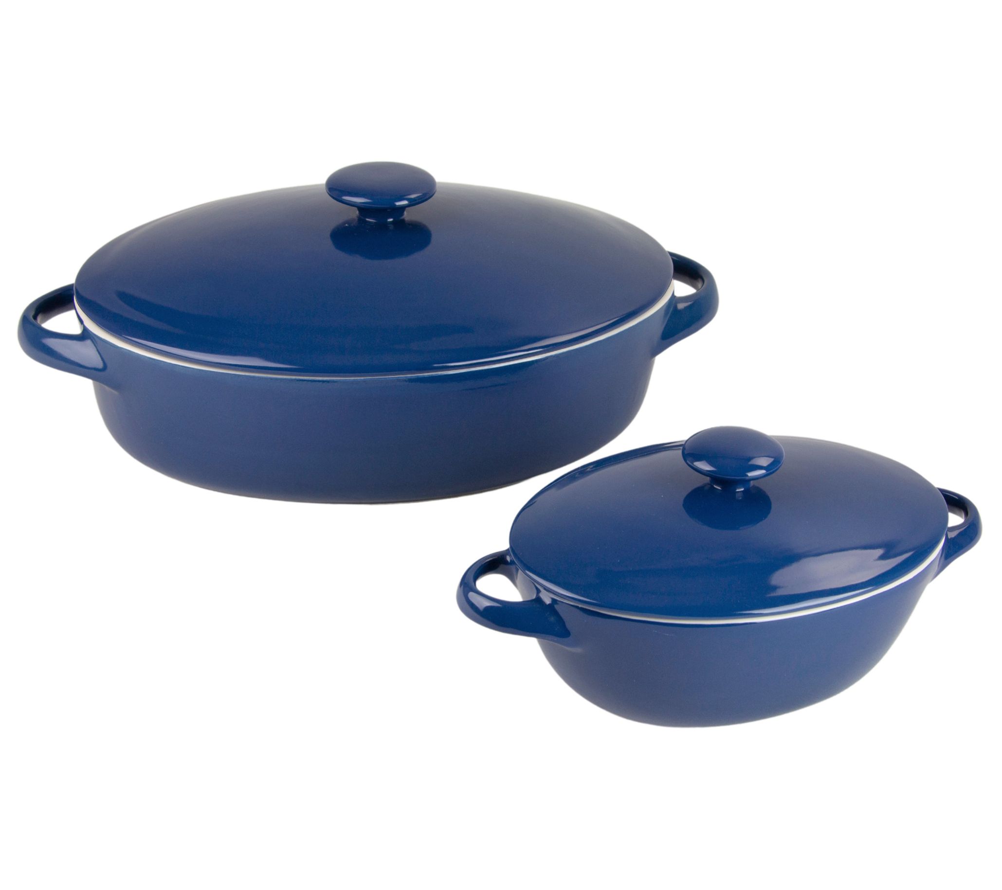 10 Strawberry Street Sienna 2Pc Covered Casserole Bakeware Se