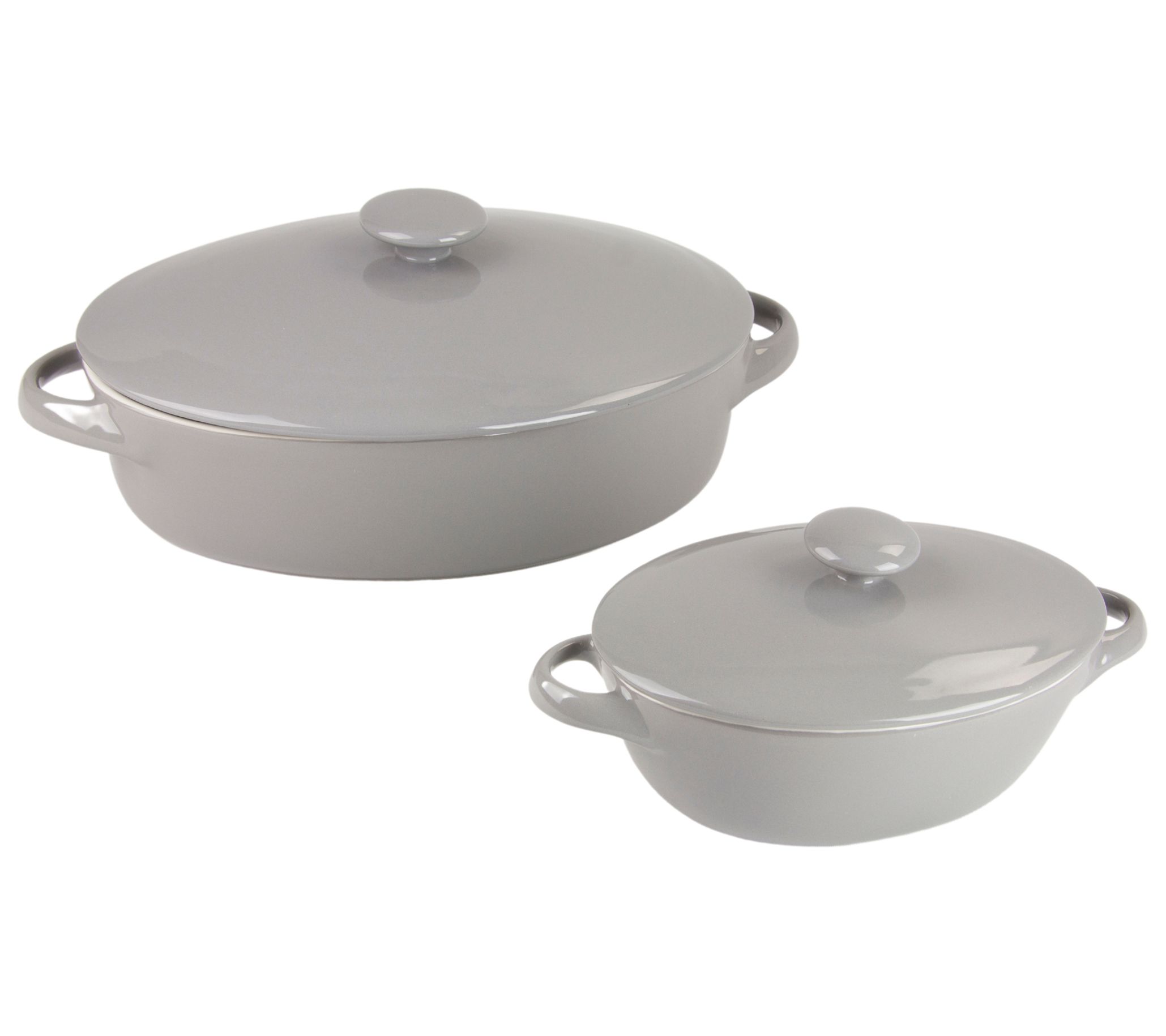 10 Strawberry Street Sienna 2Pc Covered Cassero  le Bakeware Se