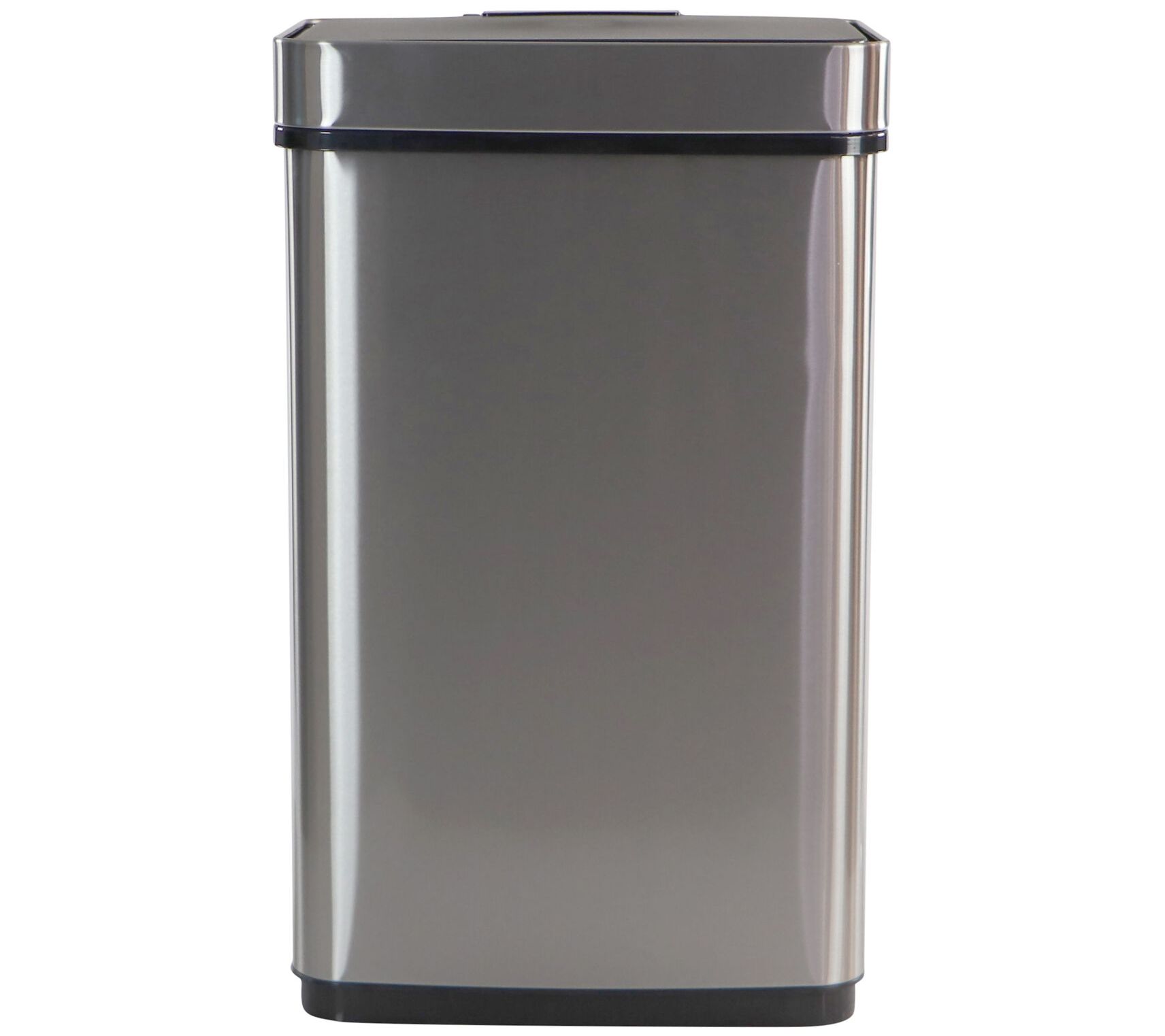 Honey-Can-Do Tall Slim 40-Liter Stainless Steel Step Trash Can ,Silver
