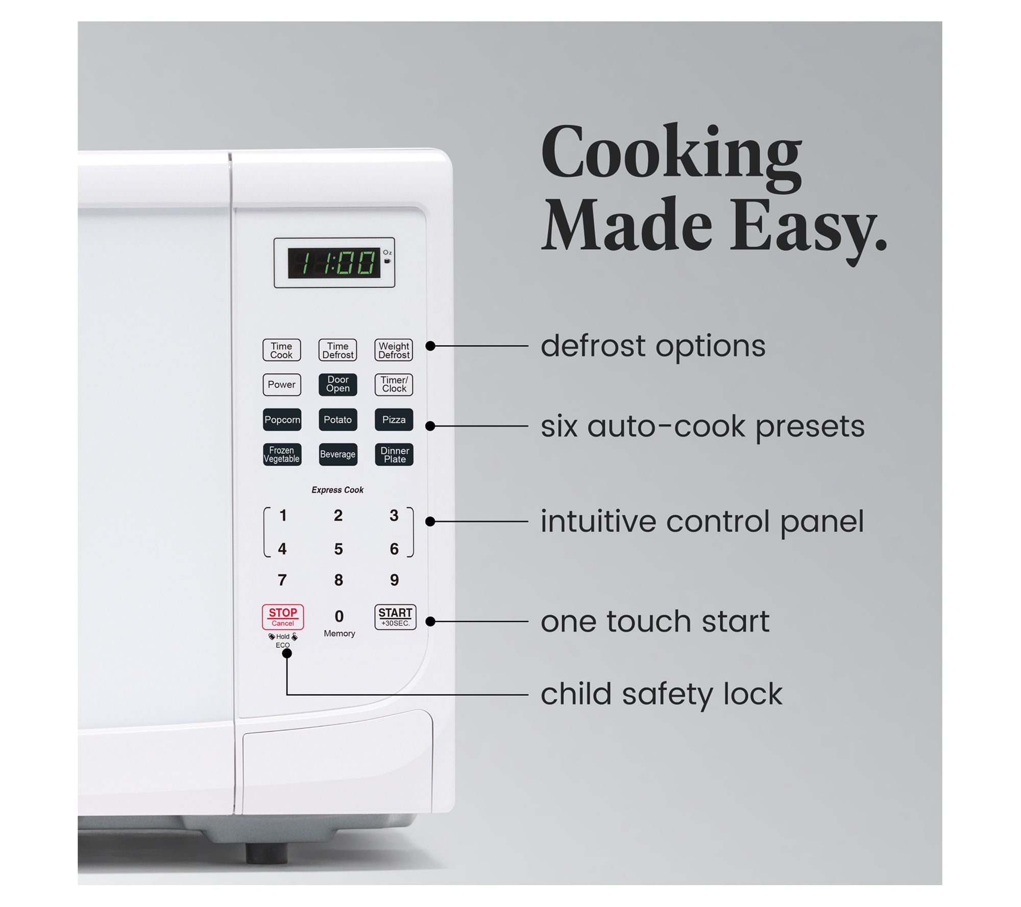 Farberware 1000Watt 1.1 Cu. Ft. Countertop Microwave