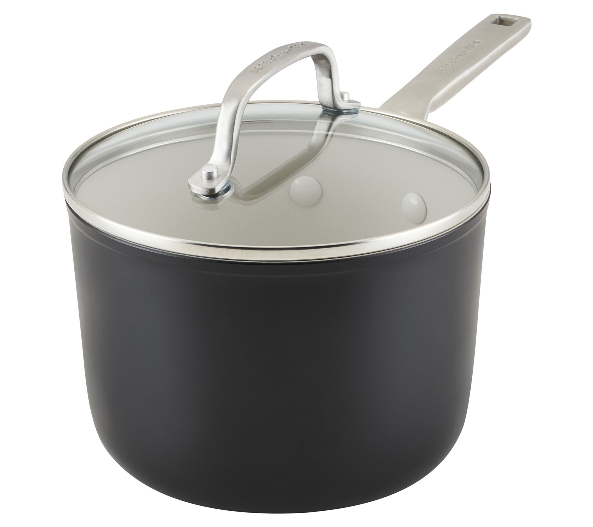 KitchenAid Hard Anodized Ceramic  3qt Sauce Panwith Lid
