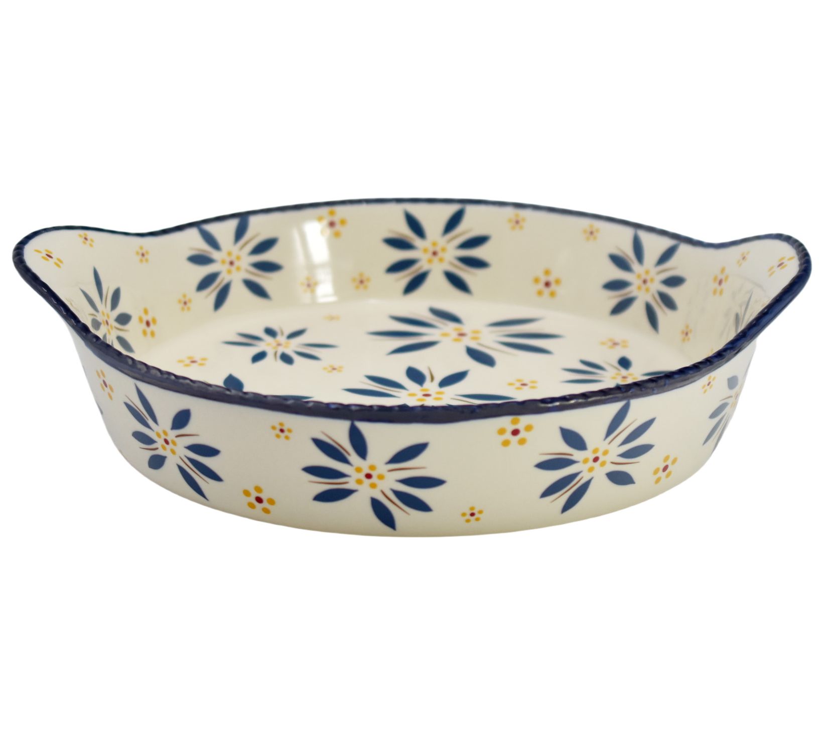 Temp-tations Old World 10" Pie Plate with Handles