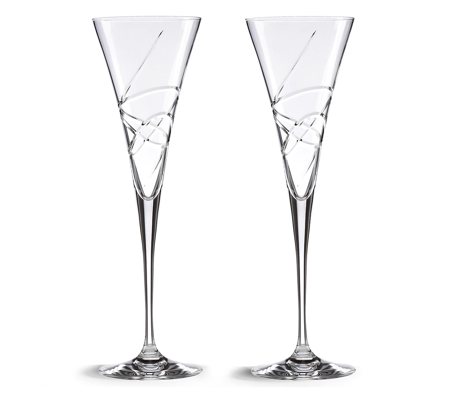 Lenox Adorn Crystal 2-Piece Toasting Flute Set