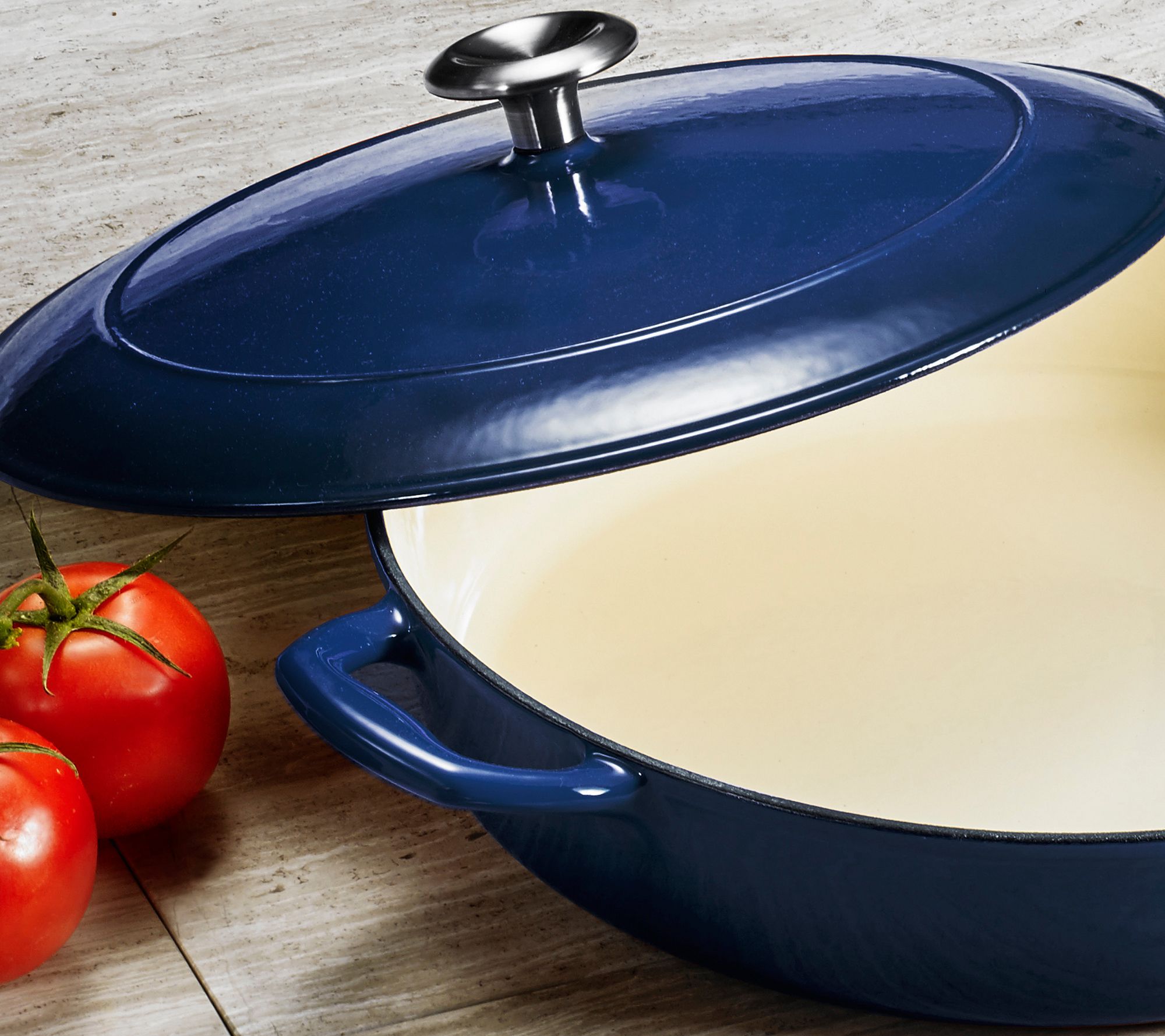 Tramontina Gourmet Enameled CastIron 4Qt Covered Braiser