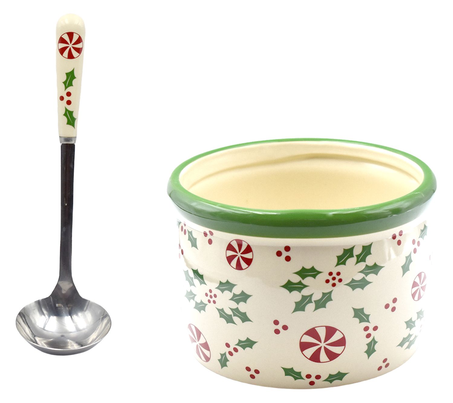 "As Is" Temp-tations Punch Bowl with Serving Spoon