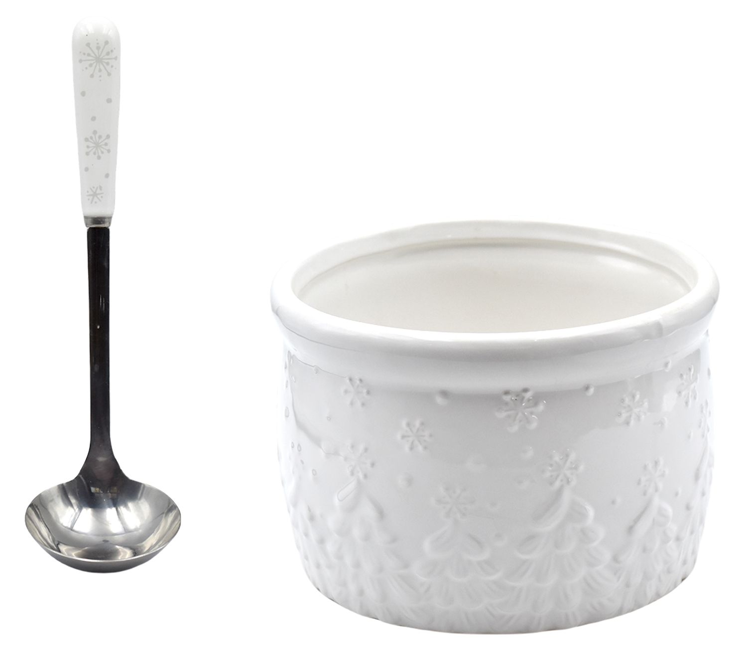 "As Is" Temp-tations Punch Bowl with Serving Spoon