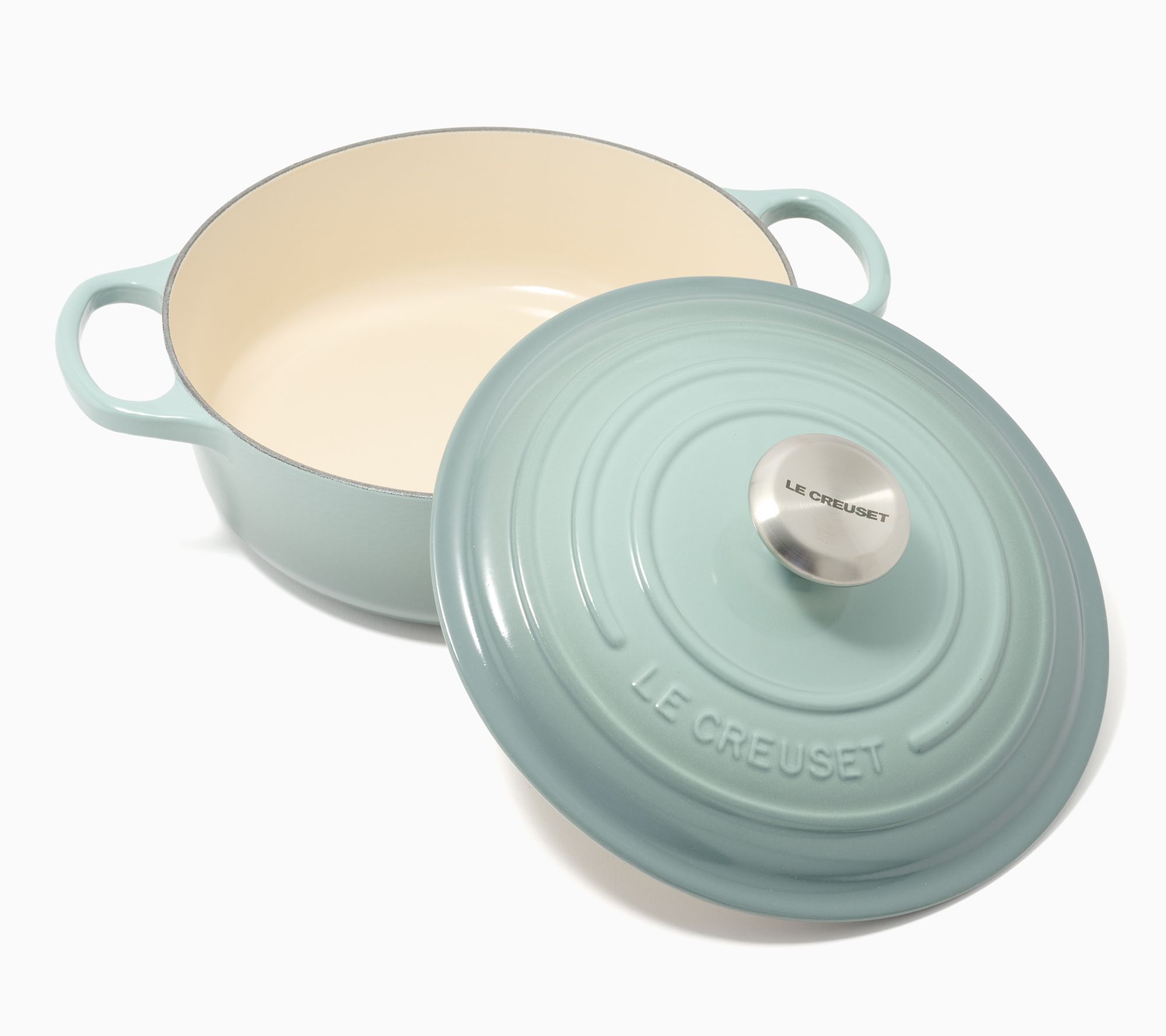 Le Creuset 3.5-qt Signature Cast Iron Round Wide Oven | QVC