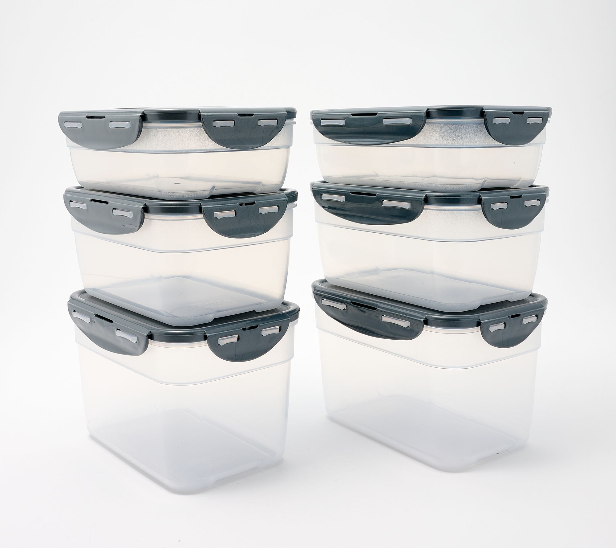 Locknlock 6-Pc Nestable Rectangle Storage Set