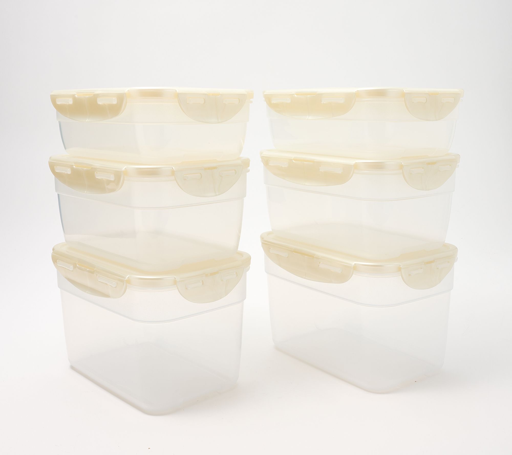Locknlock 6-Pc Nestable Rectangle Storage Set