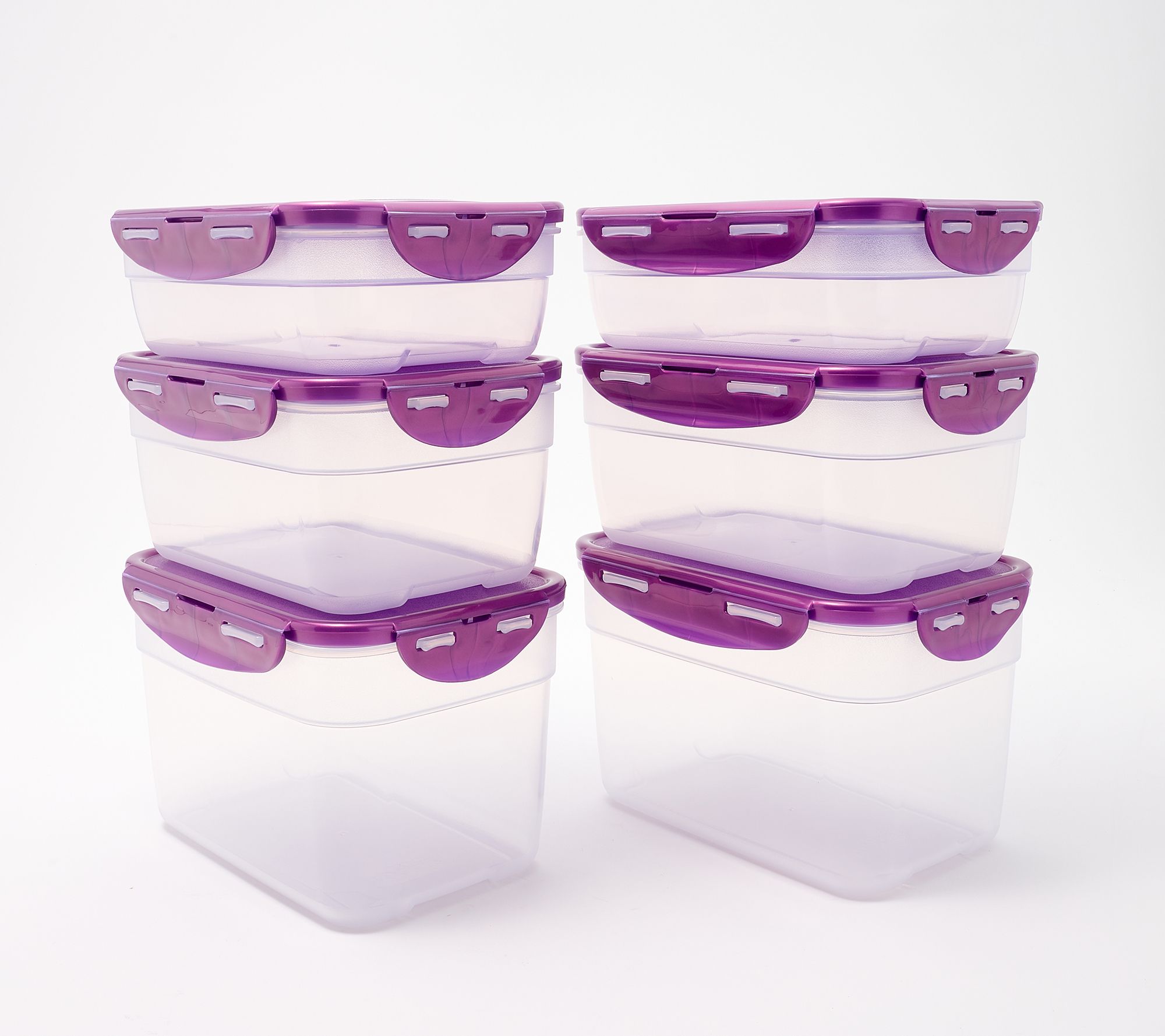 Locknlock 6-Pc Nestable Rectangle Storage Set
