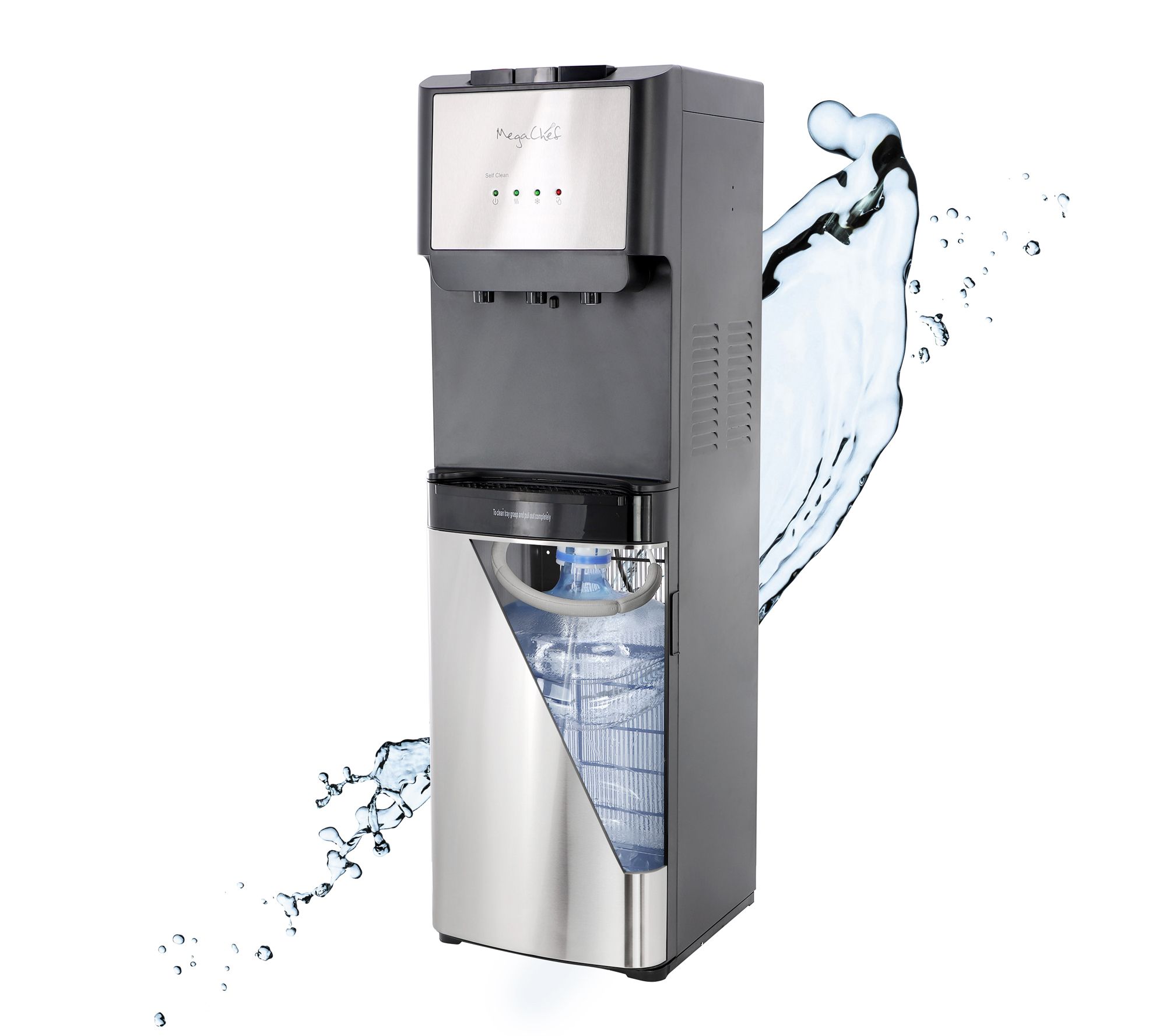 MegaChef 5 Gal Hot and Cold Water Bottom Load Water Dispenser