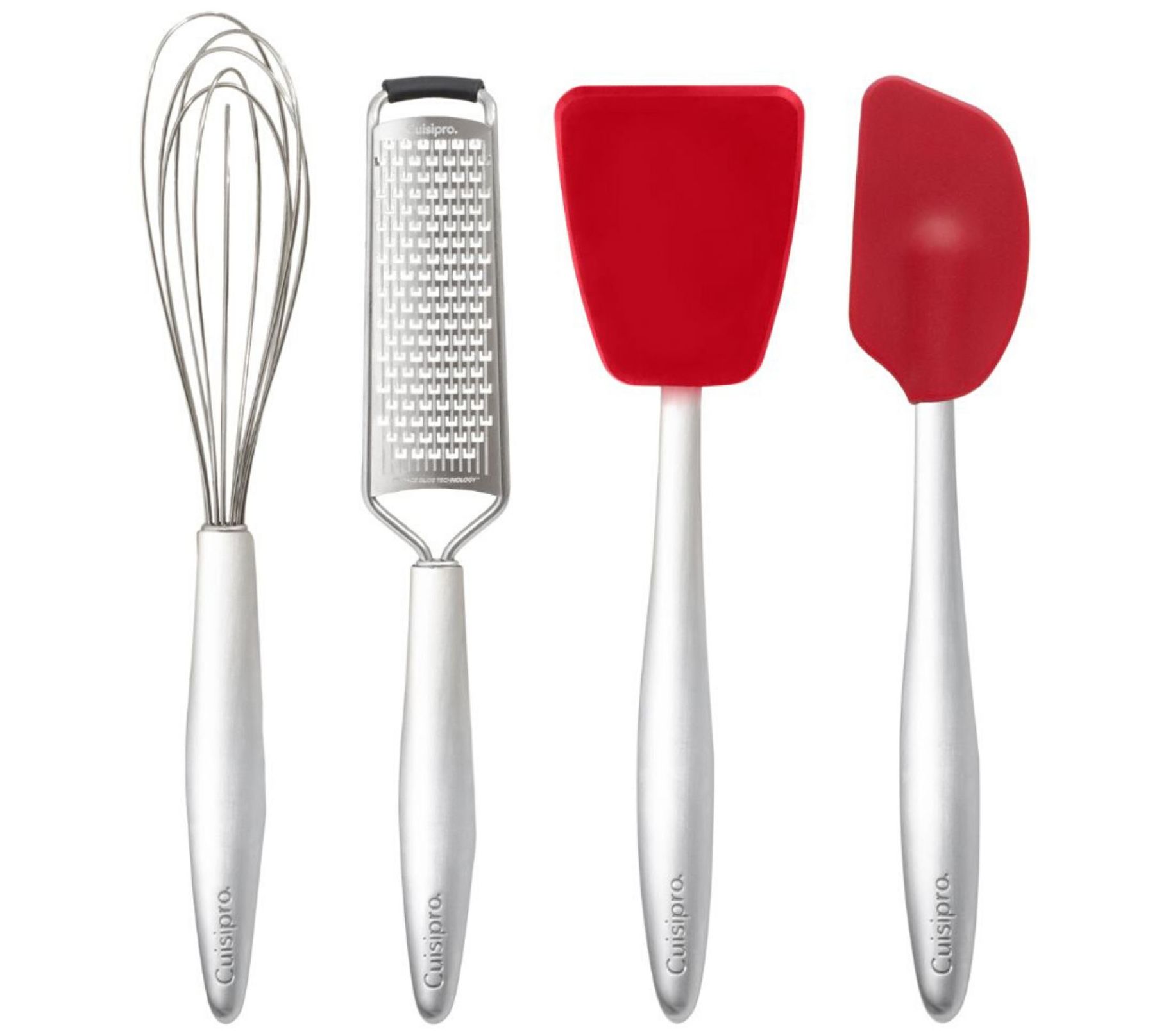 CUISIPRO 10 Balloon Whisk with Non-Stick Red C oating 