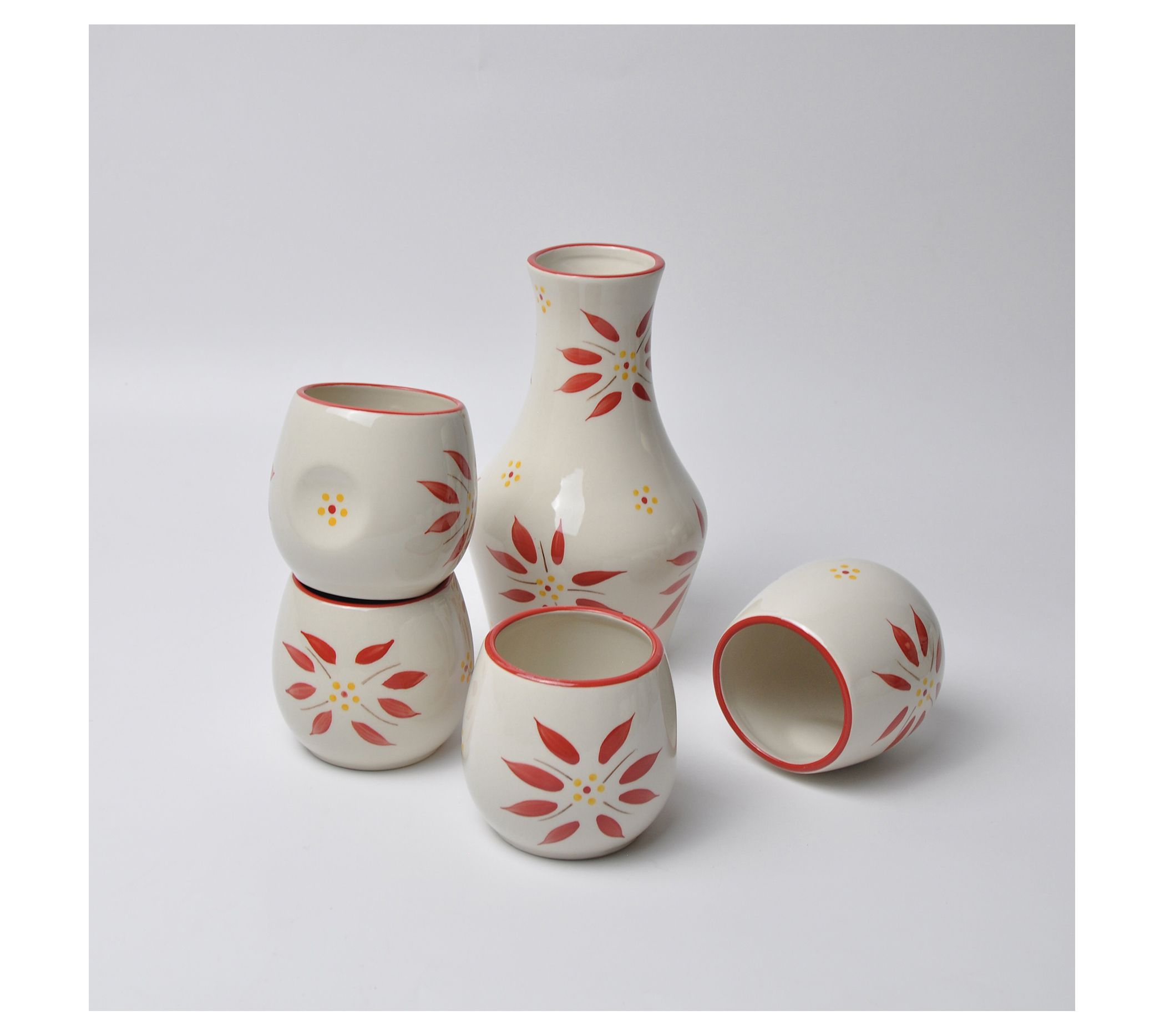 Temp-tations Set of 4 Old World Grip Cups witharafe