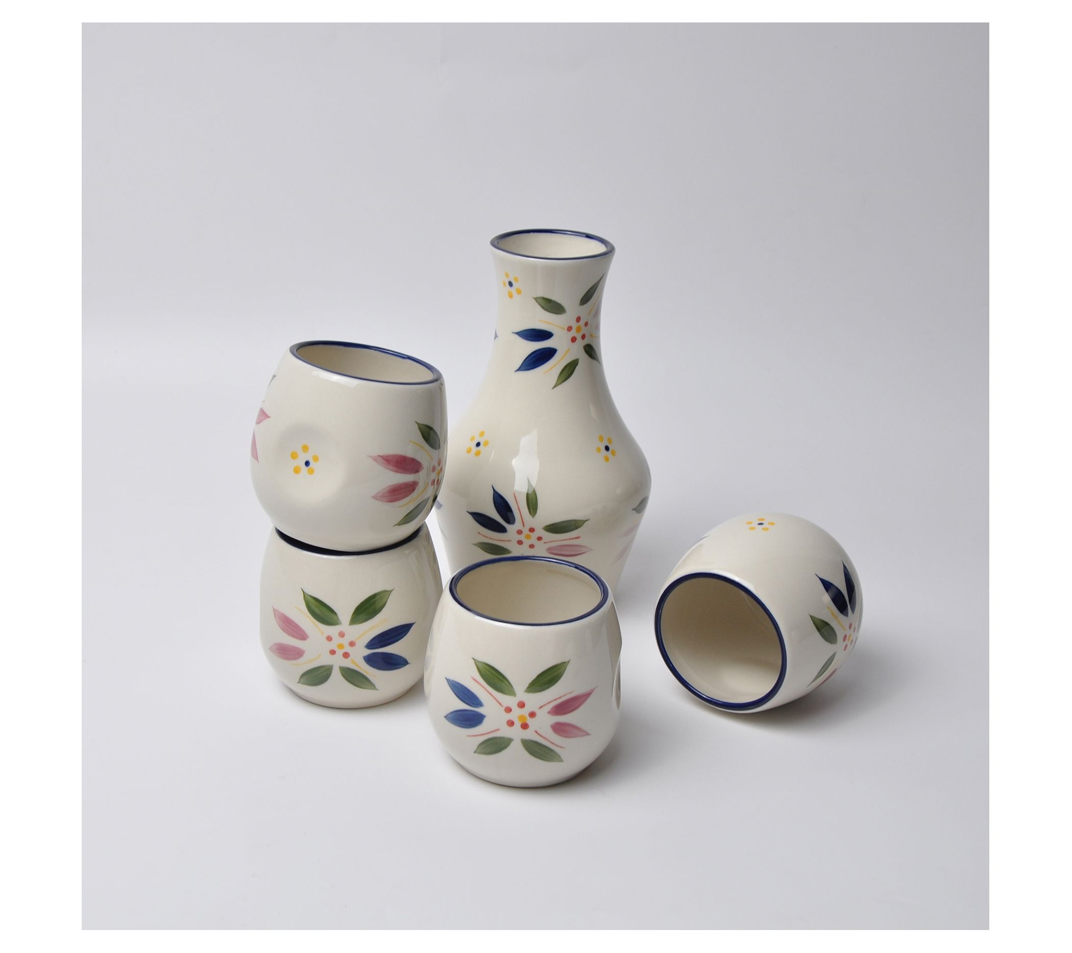 Temp-tations Set of 4 Old World Grip Cups witharafe