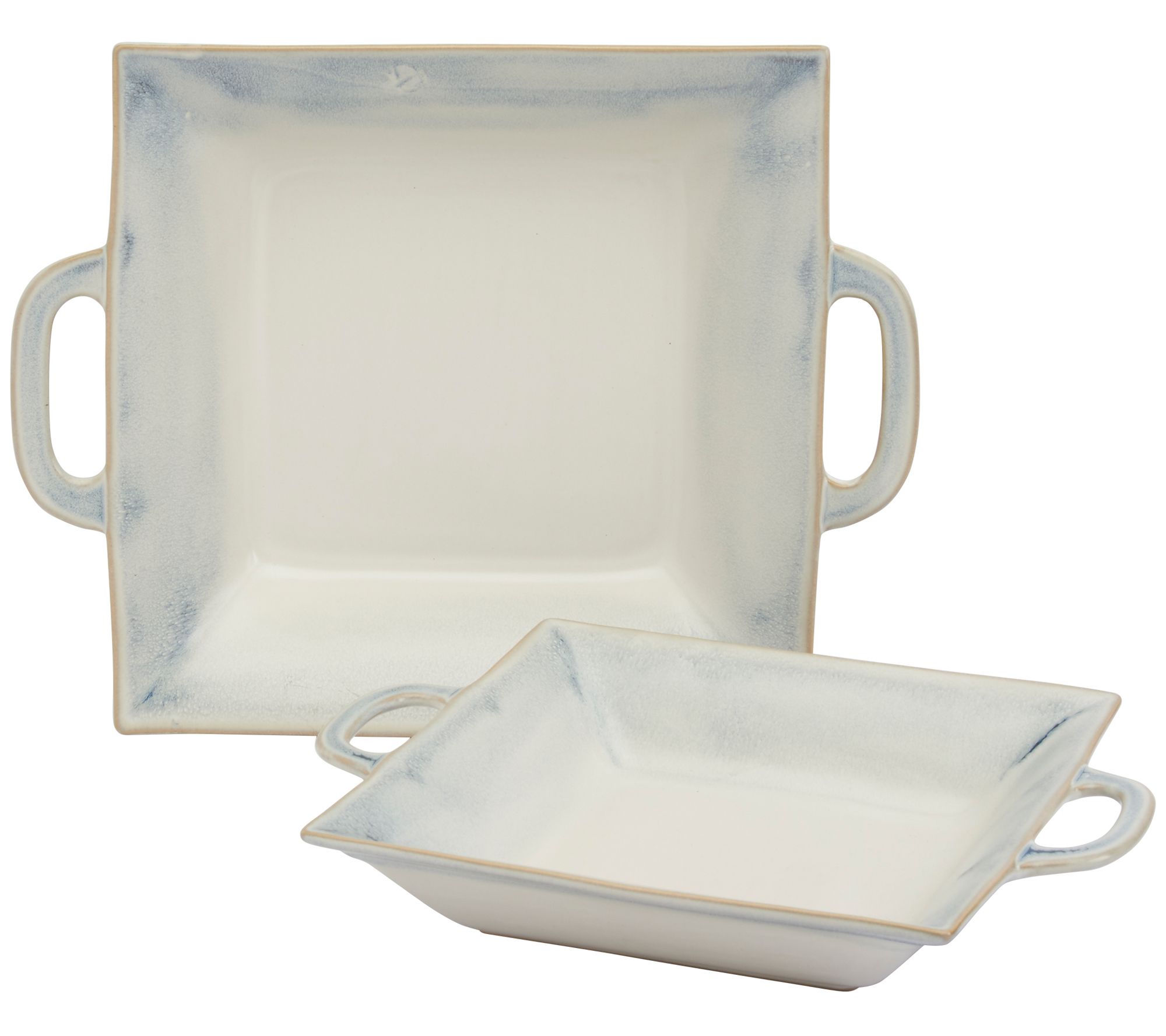 Tabletops Unlimited 2Piece Square Serving Platter Set