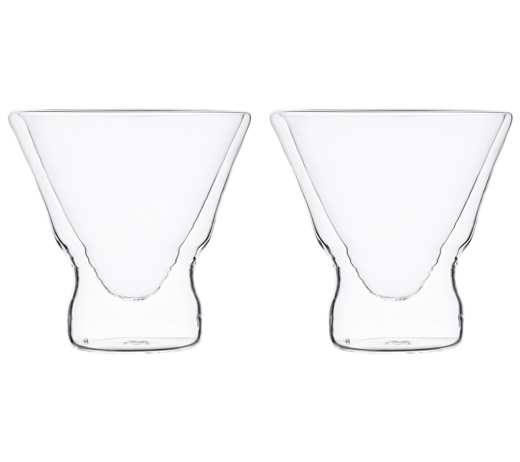 MasterPRO 7.7 oz. Martini Glasses - (Set of 2), Clear