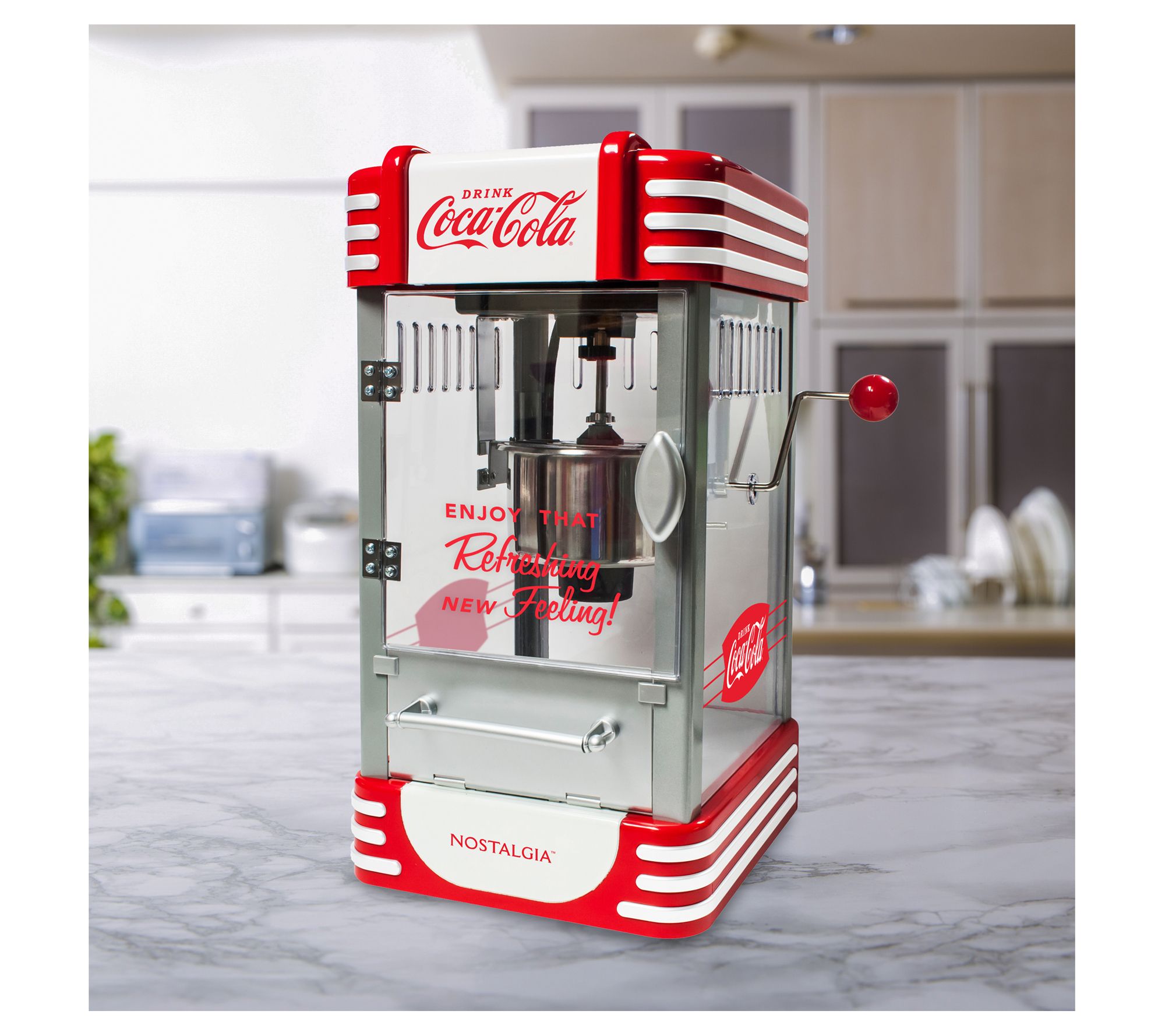 Nostalgia Coca-Cola 2.5-Oz. Kettle Popcorn Maker 