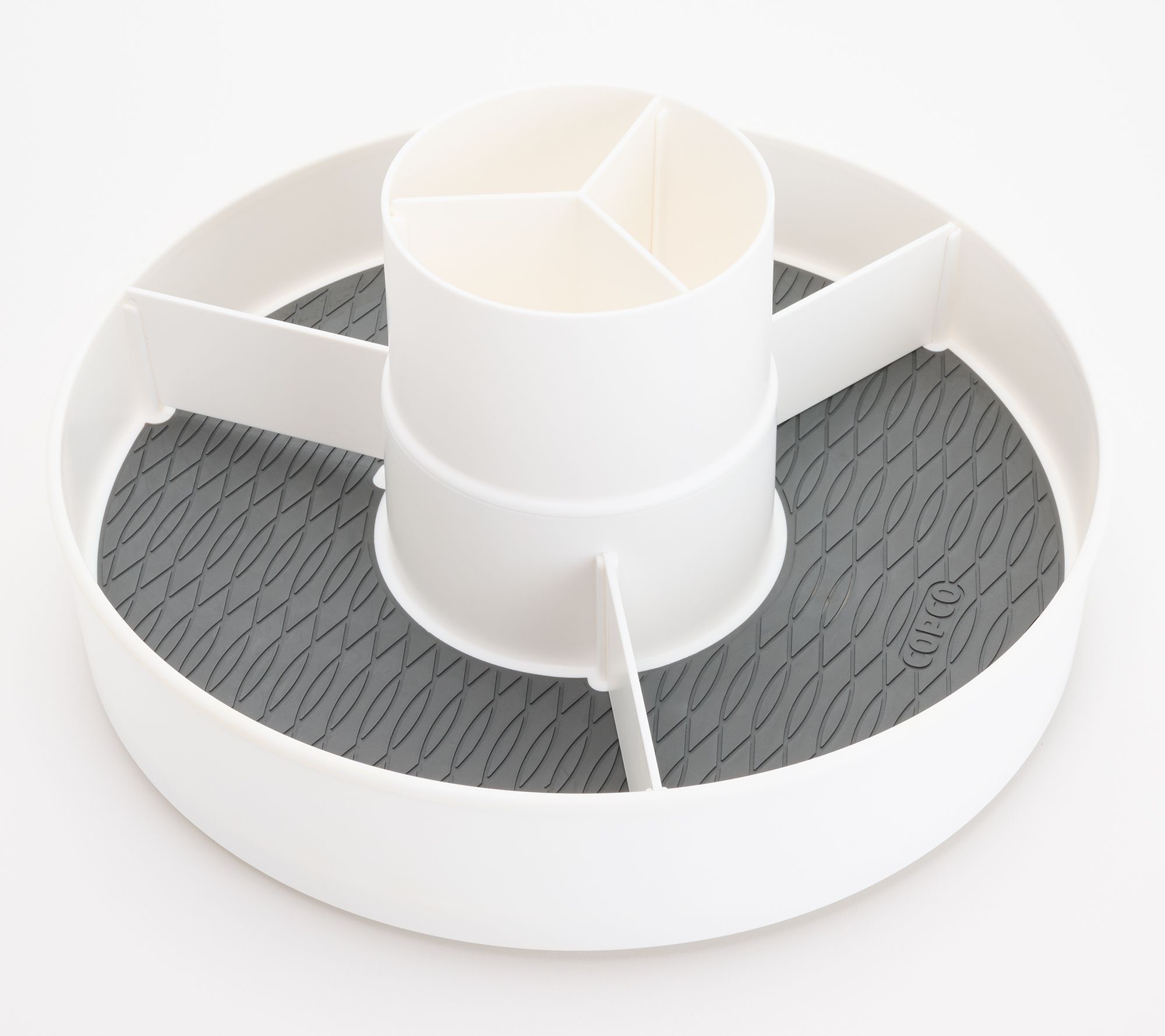 Copco 12" Dual Compartment High Wall Turntable w/ Dividers