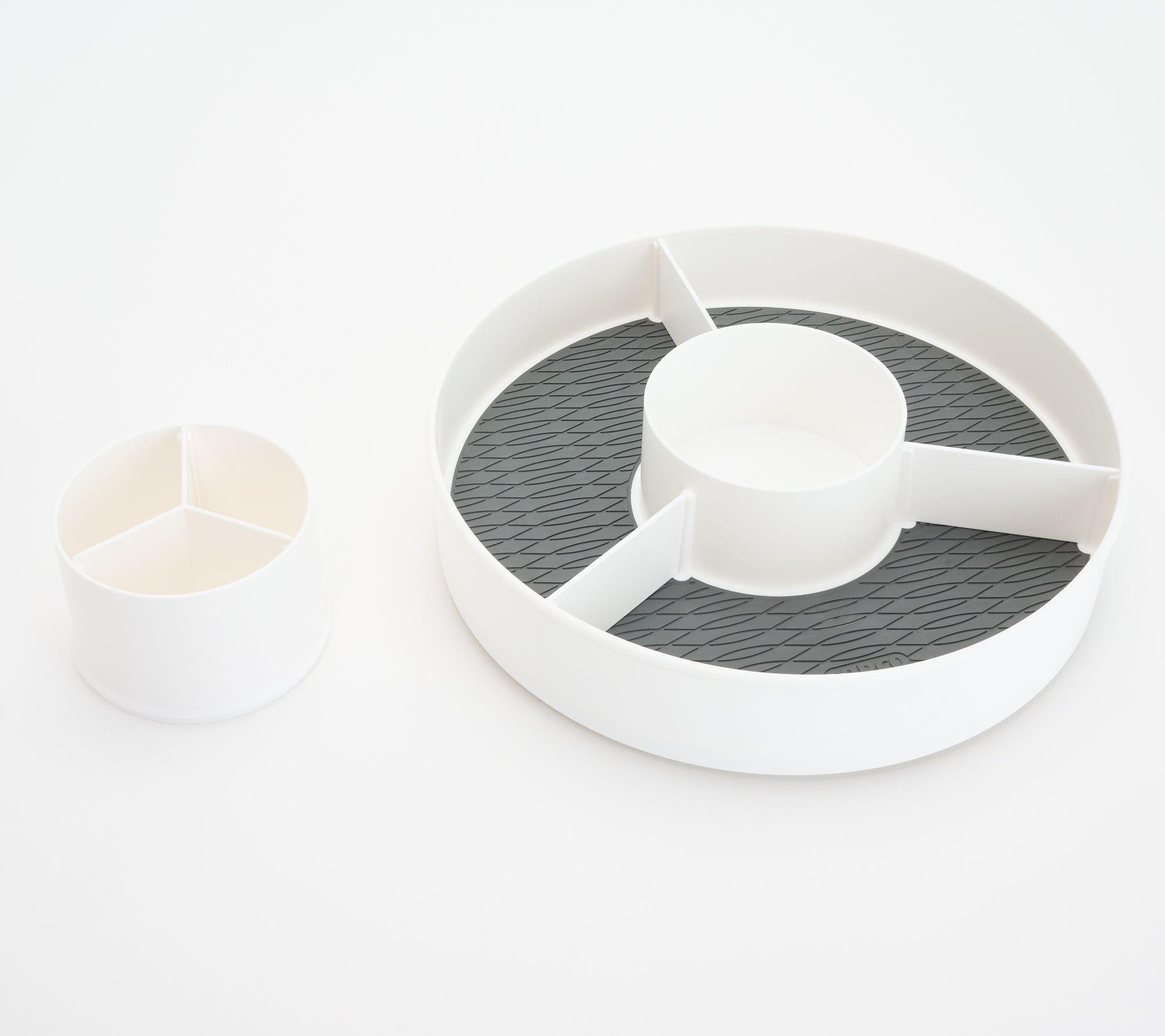 Copco 12" Dual Compartment High Wall Turntable w/ Dividers