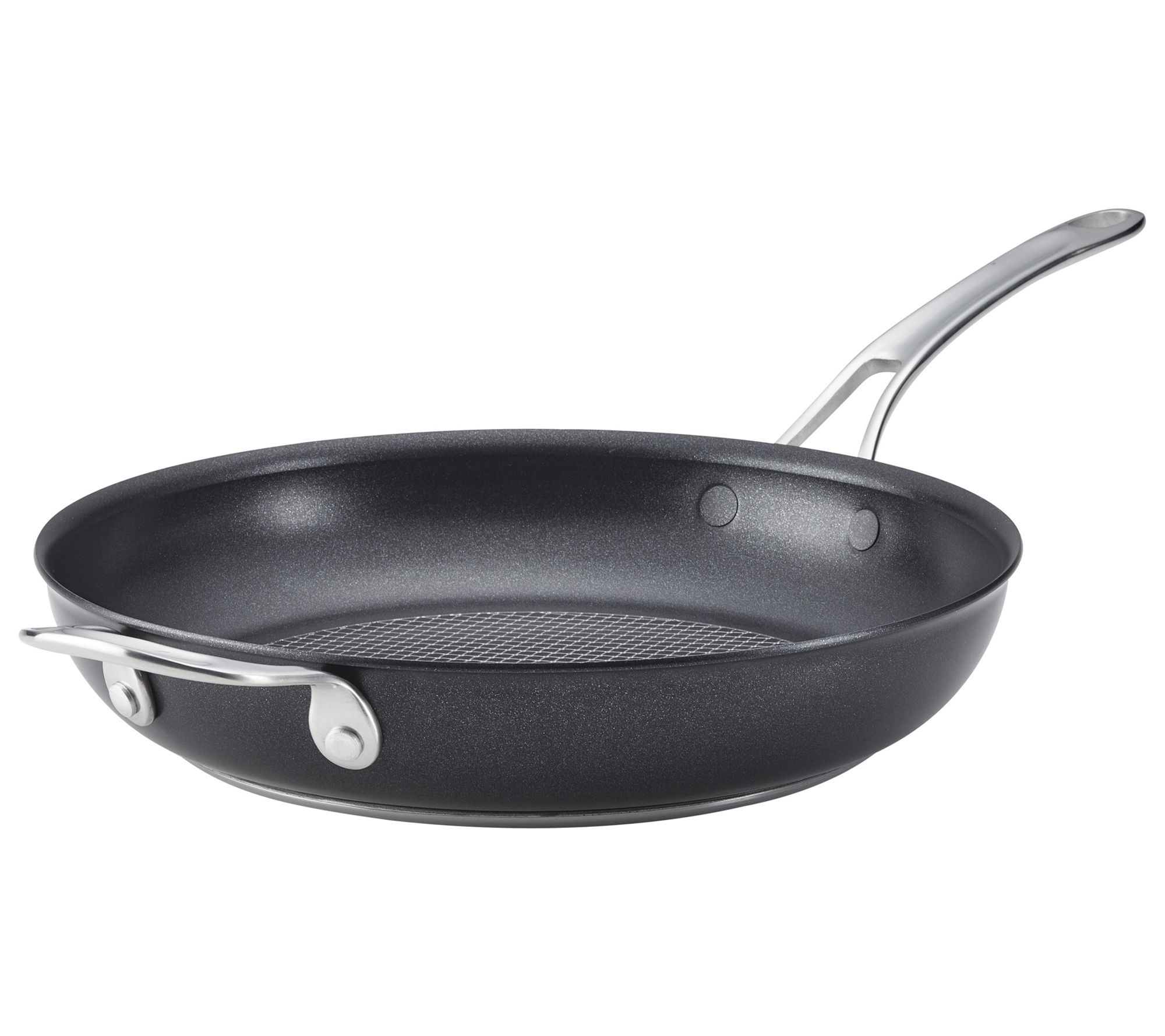 Anolon Advanced Home Hard Anodized Nonstick Deep Frying Pan / Skillet with  Lid, 12 Inch