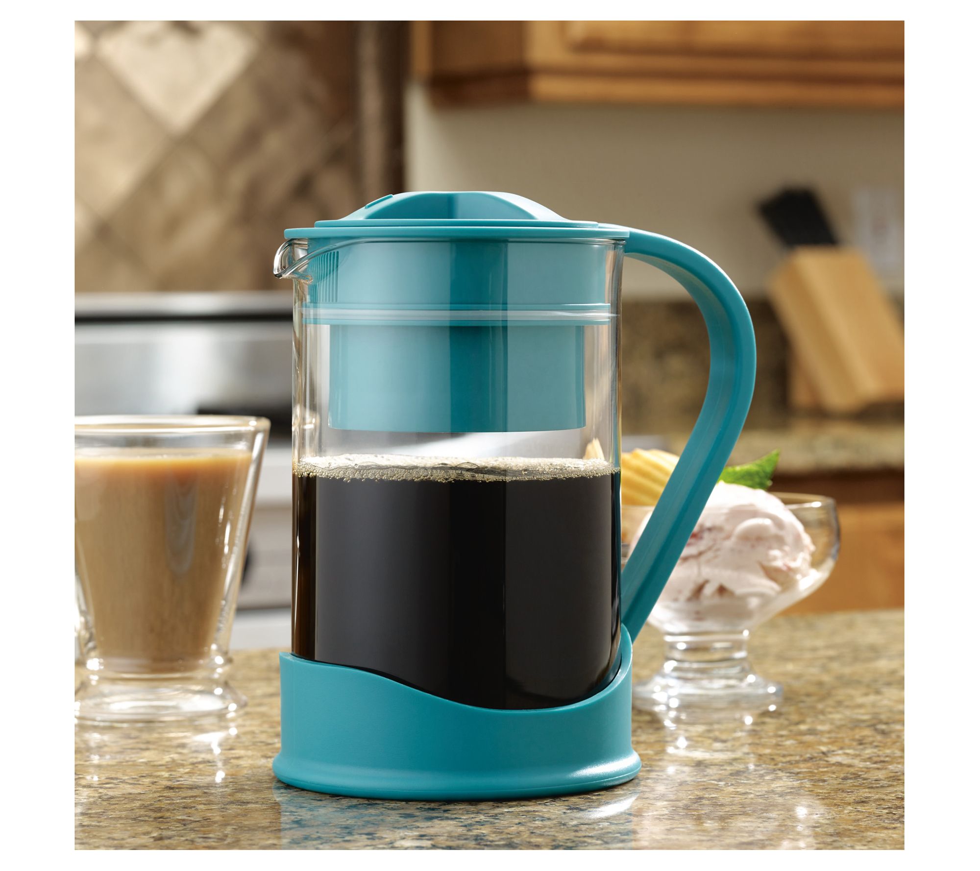 Bonjour Coffee 8-Cup Maximus French Press, Purple