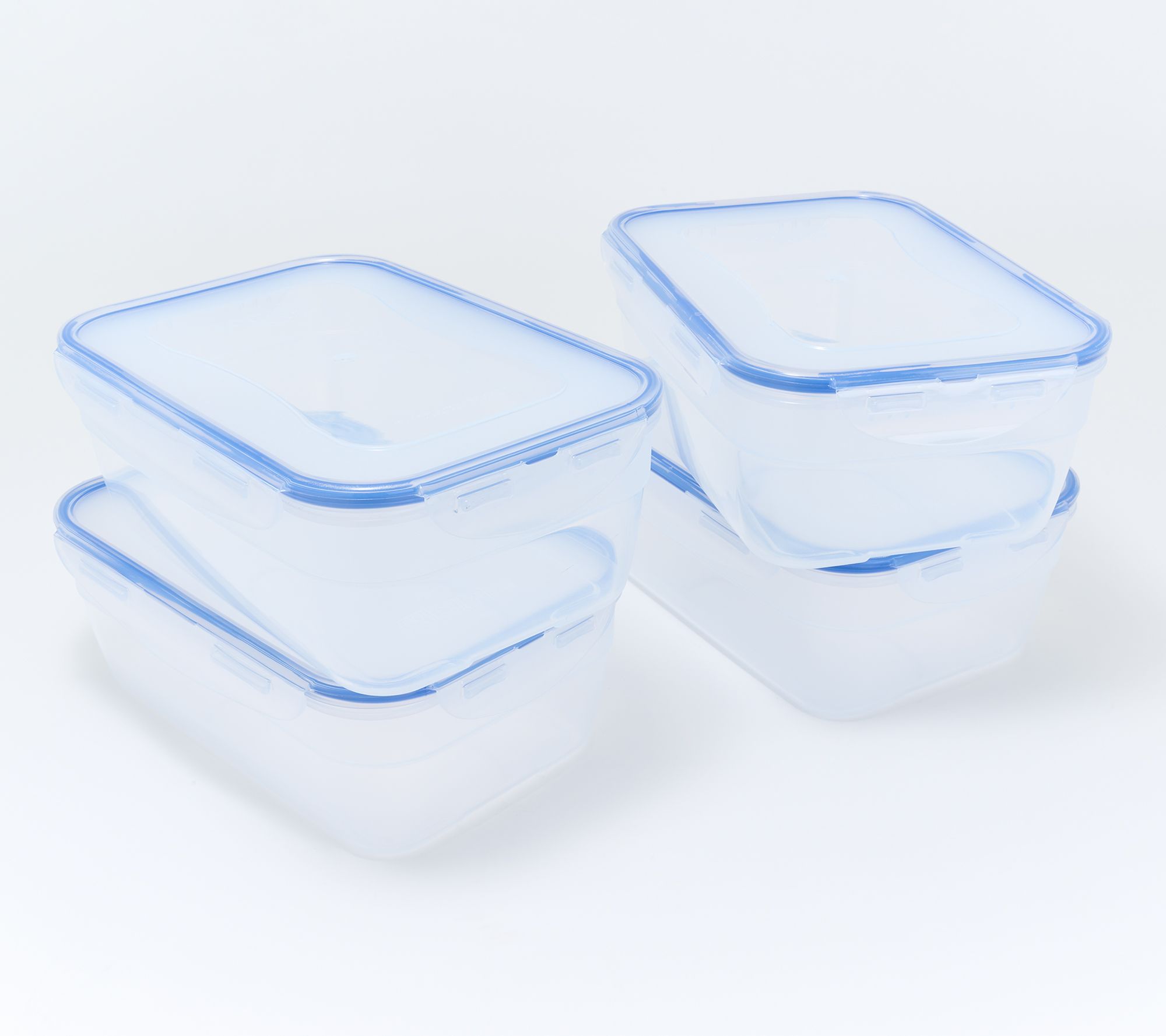 LocknLock Set of (4) 8-Cup Nesting Rectangles