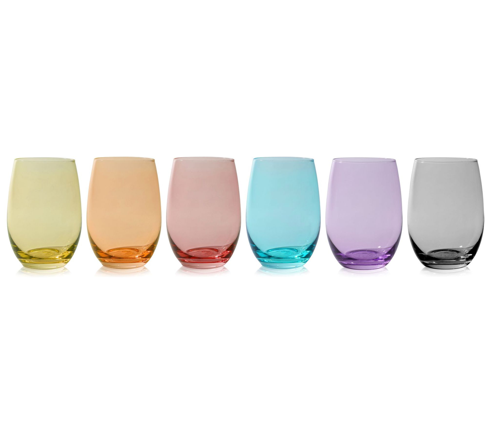 True Stemless Wine Glass Set of 6