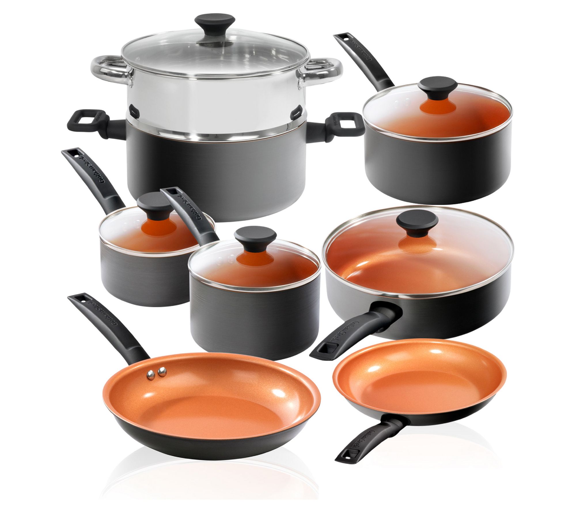 Gotham Steel Pro Premier 13 Piece Nonstick Cookware Set