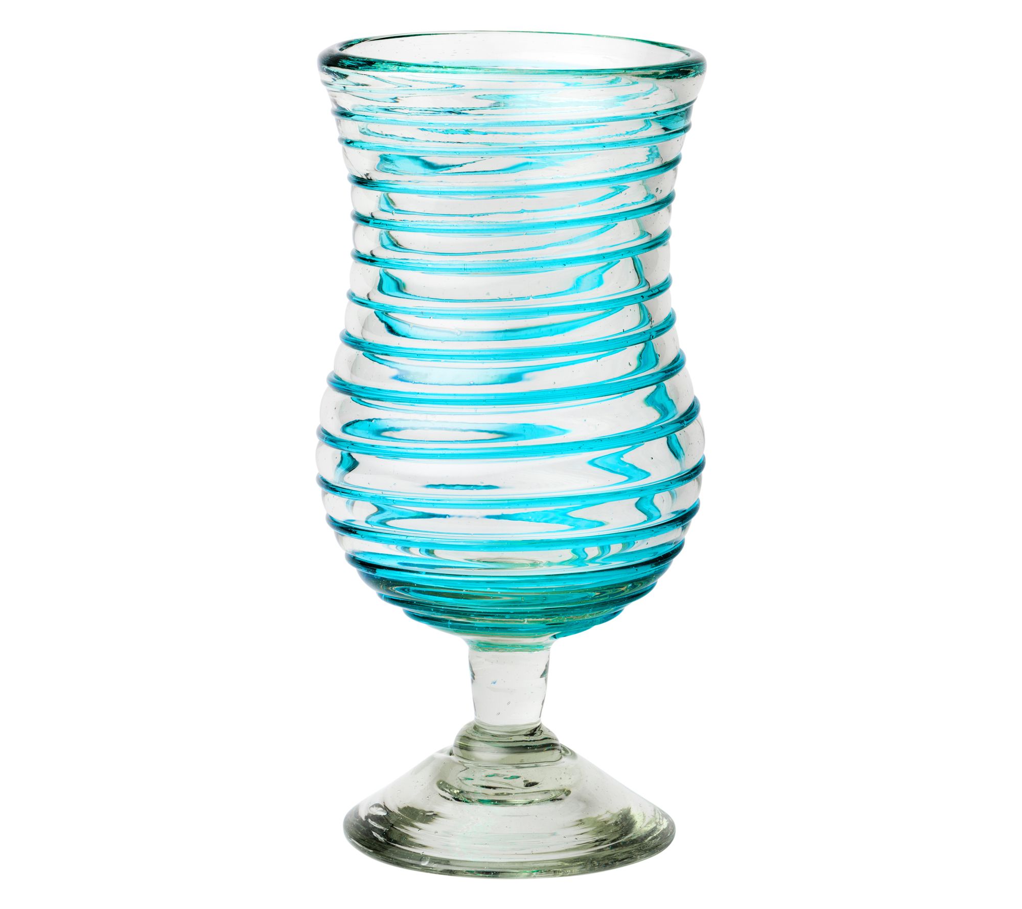 10 Strawberry Street Meridia Mexican Glass, Hurricane