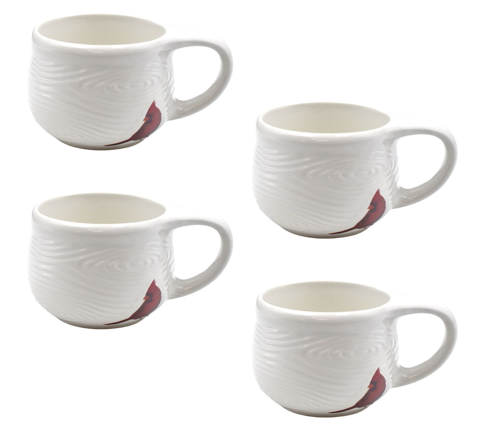 "As Is" Temp-tations Seasonal Set of (4) 10-oz Mugs