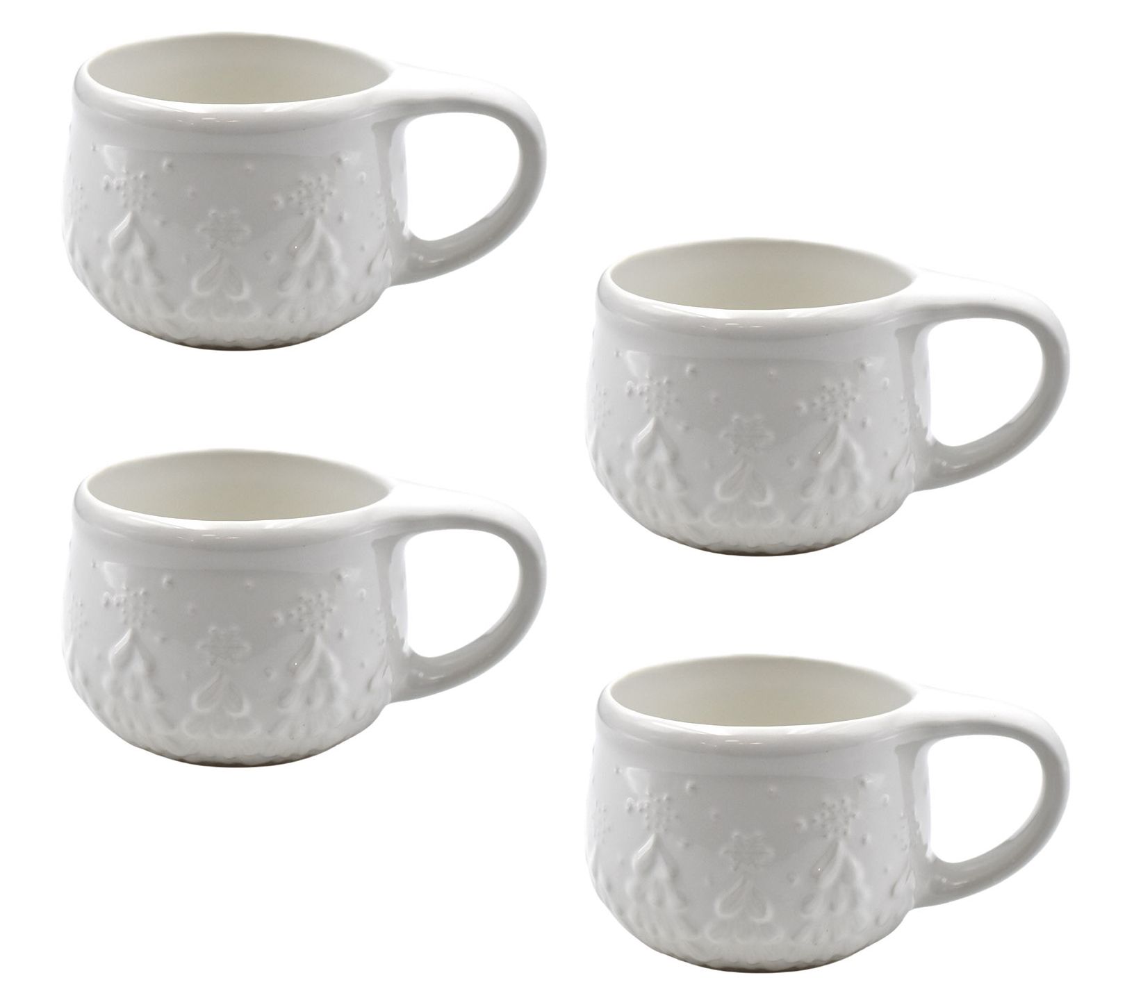 "As Is" Temp-tations Seasonal Set of (4) 10-oz Mugs