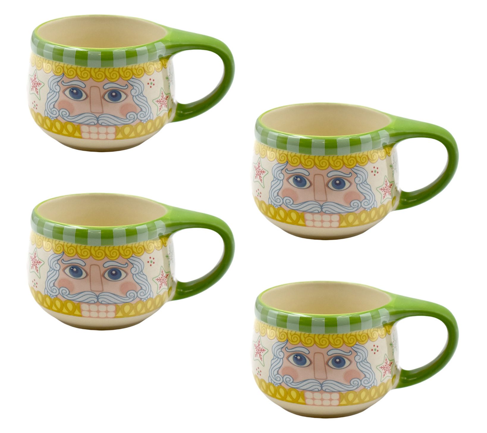 "As Is" Temp-tations Seasonal Set of (4) 10-oz Mugs