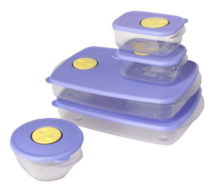 Purple Microwaveable Food Storage Containers