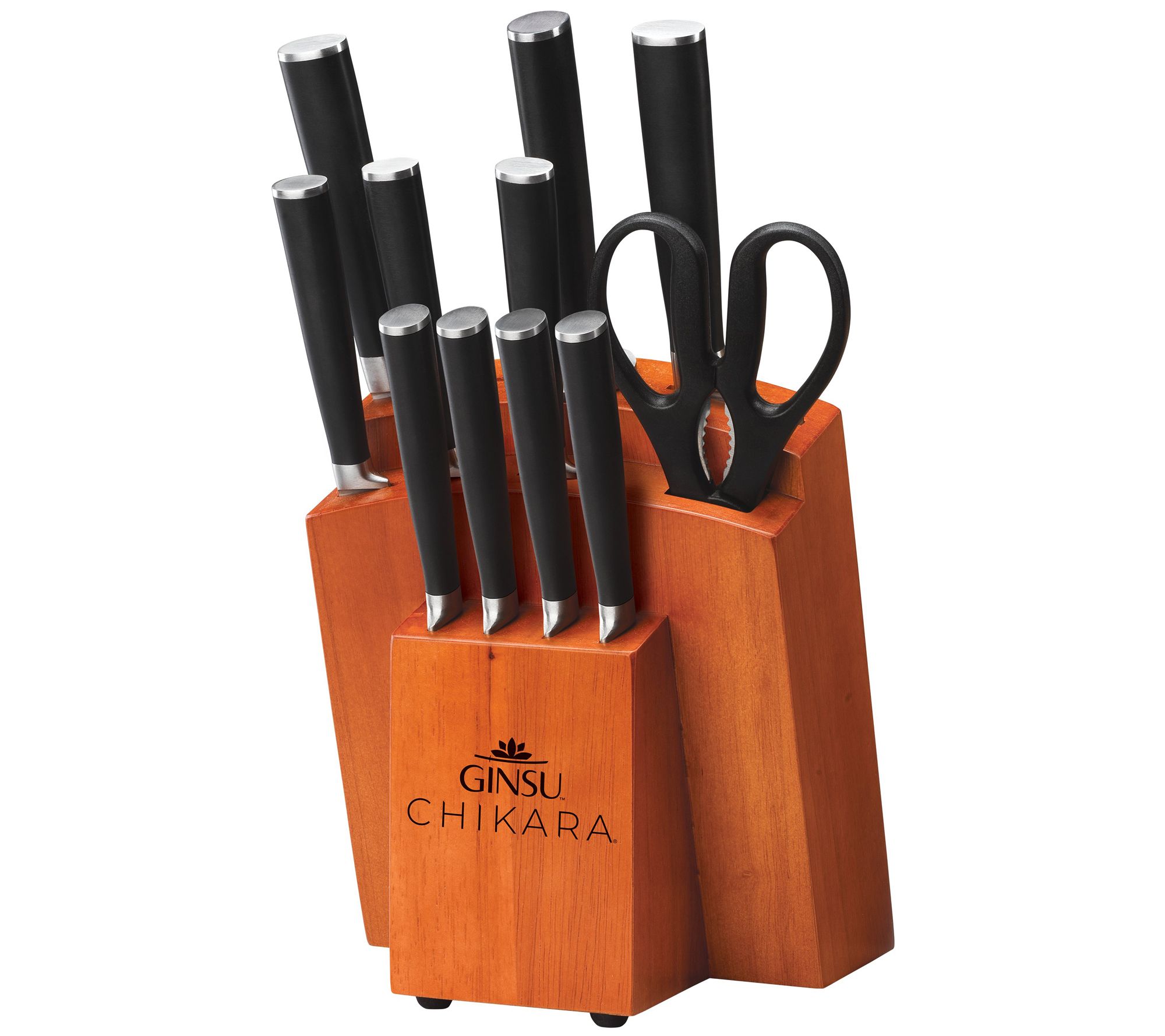 Ginsu Chikara Series 8 Piece Cutlery Set (Toffee Block)