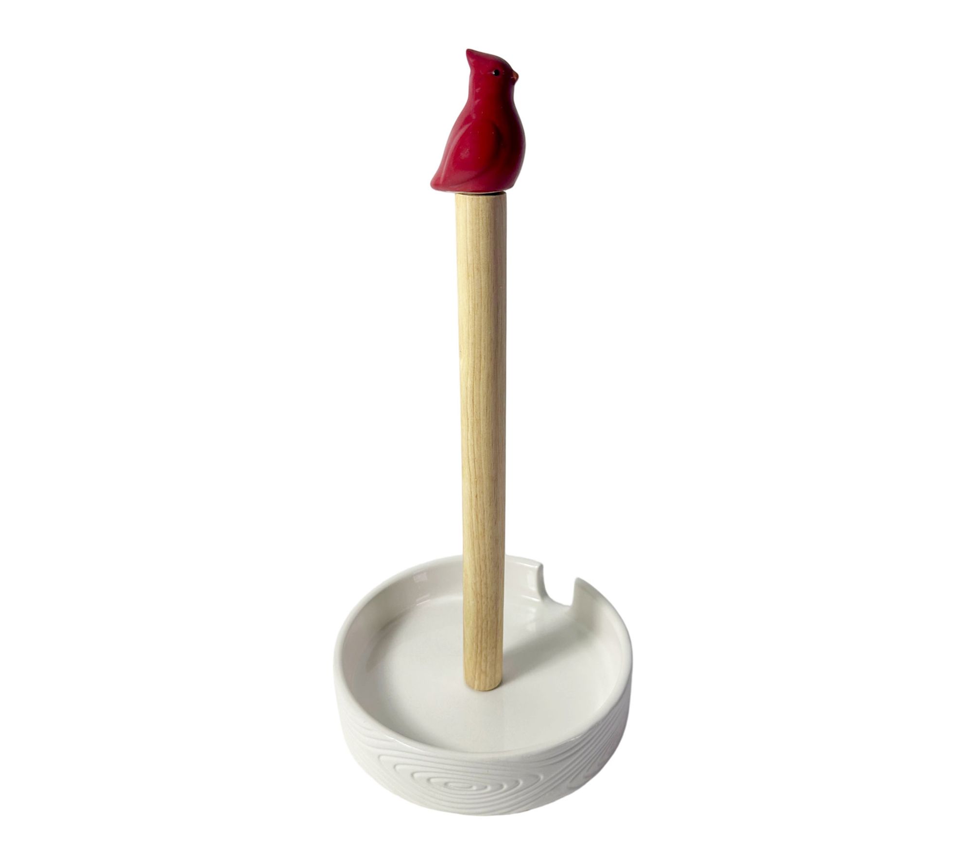 "As Is" Temp-tations Paper Towel Holder with Figural Finial