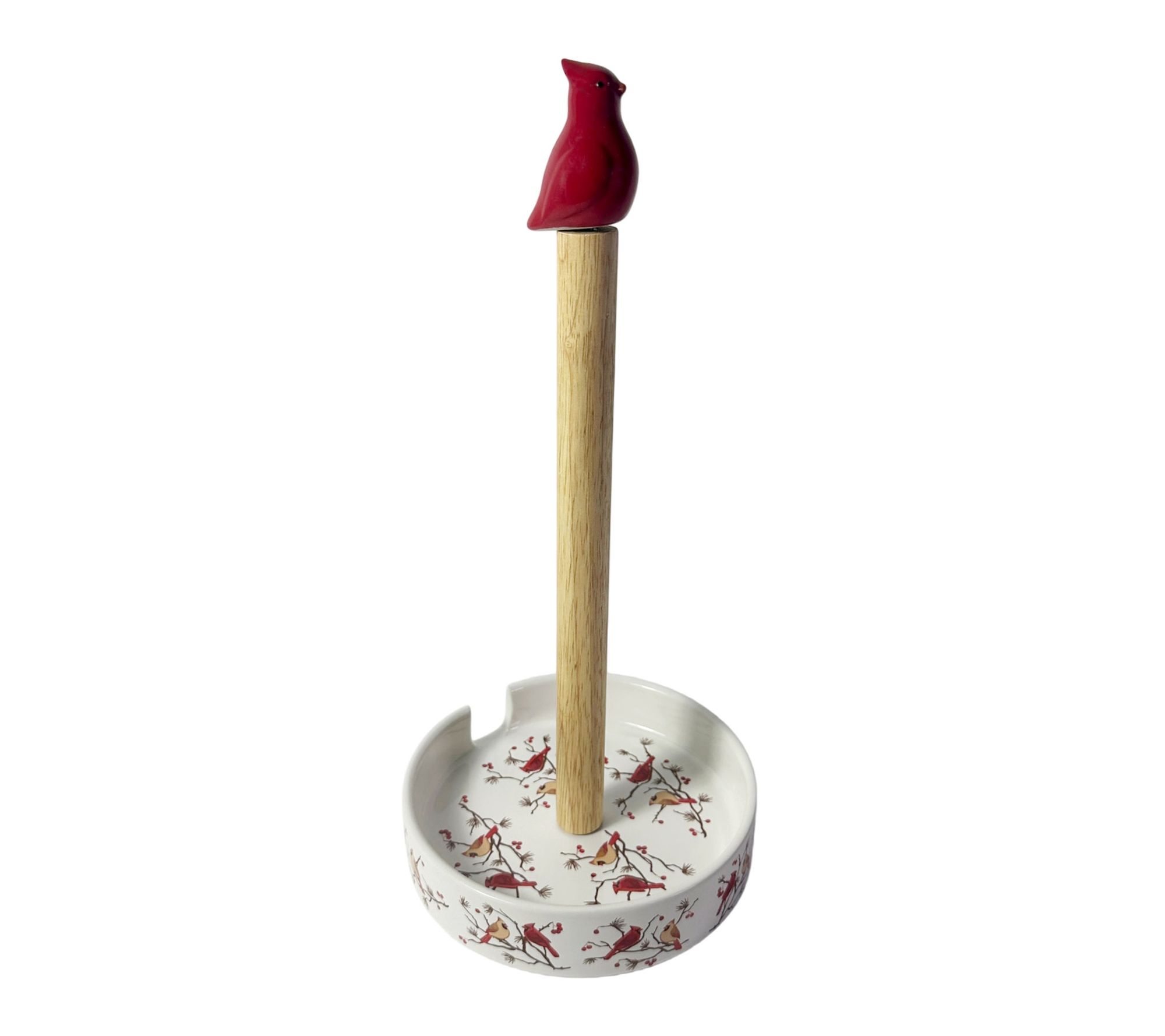 "As Is" Temp-tations Paper Towel Holder with Figural Finial