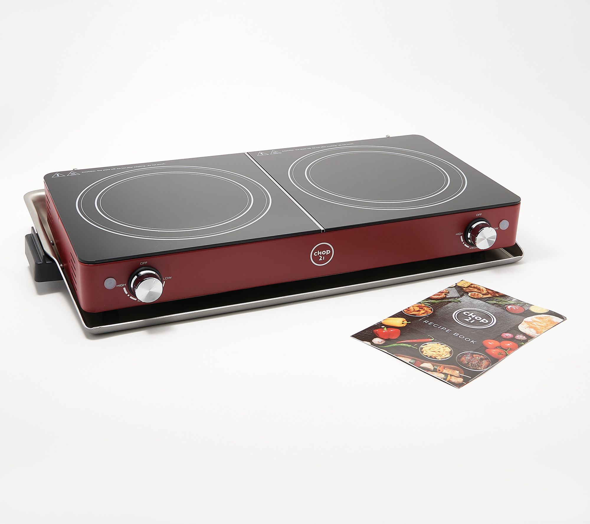 GREECHO 2 in 1 Electric Griddle & 2 Burner Induction Cooktop