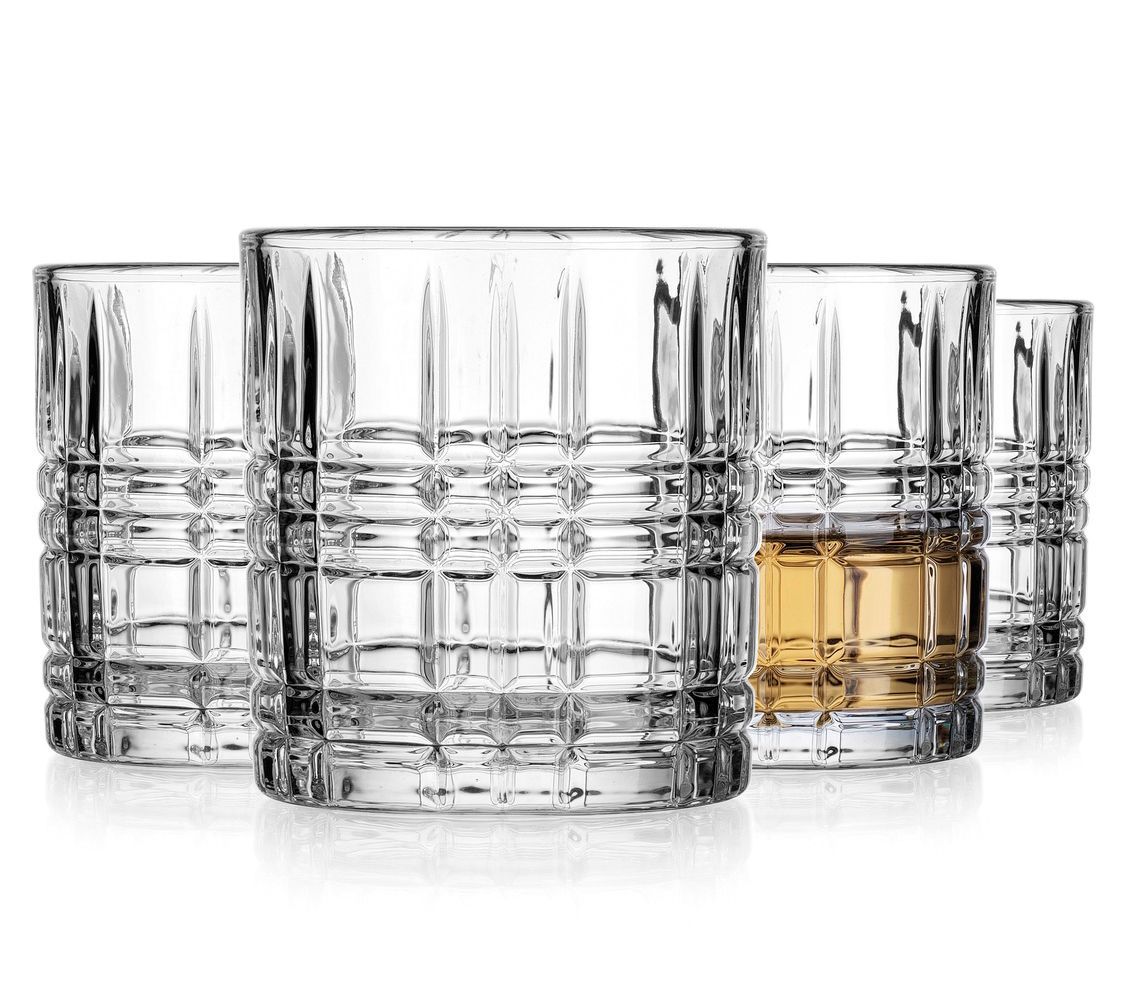 Godinger Meridian 4-pc. Crystal Wine Goblet Glass Set