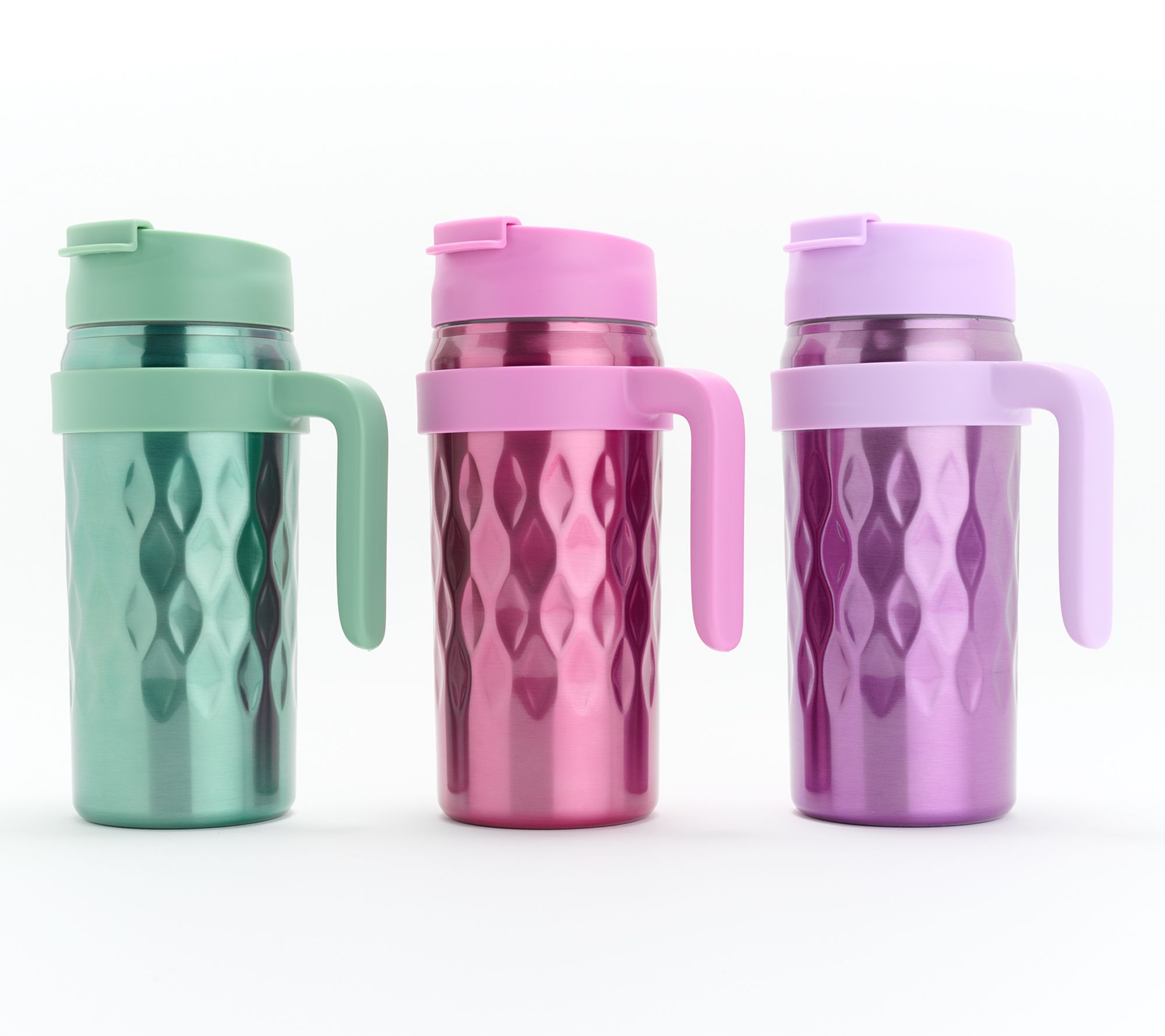 Primula Set of 3 18-oz Slim Mugs w/ Handles