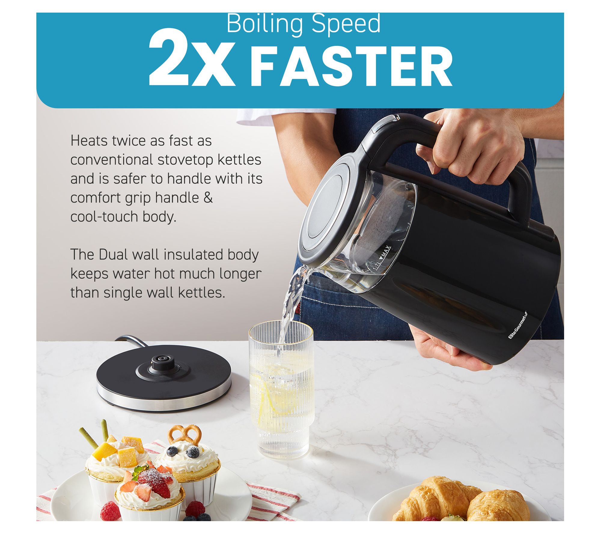 Cool touch Tea kettle - Offacy NEW