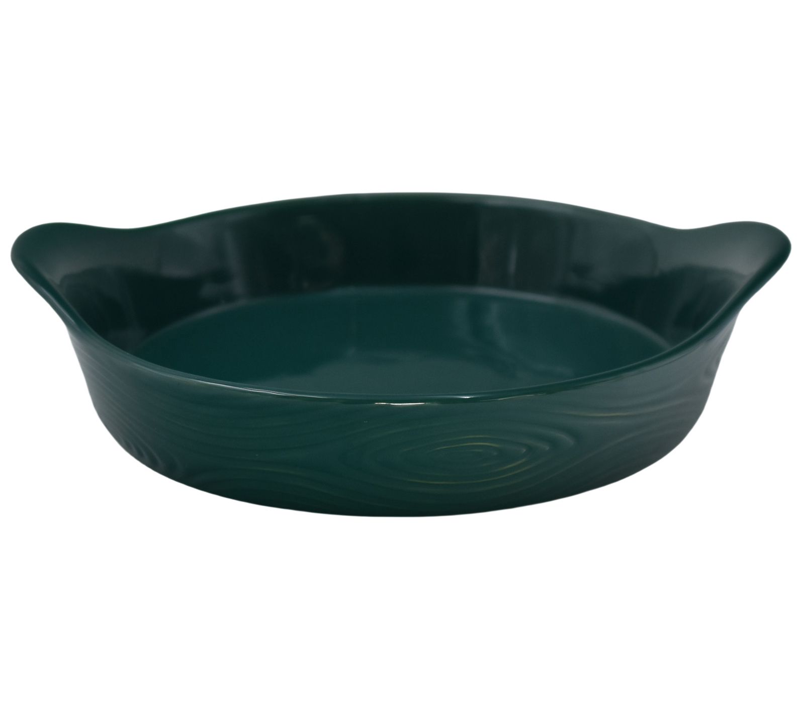 Temp-tations Woodland 10" Pie Plate with Handles