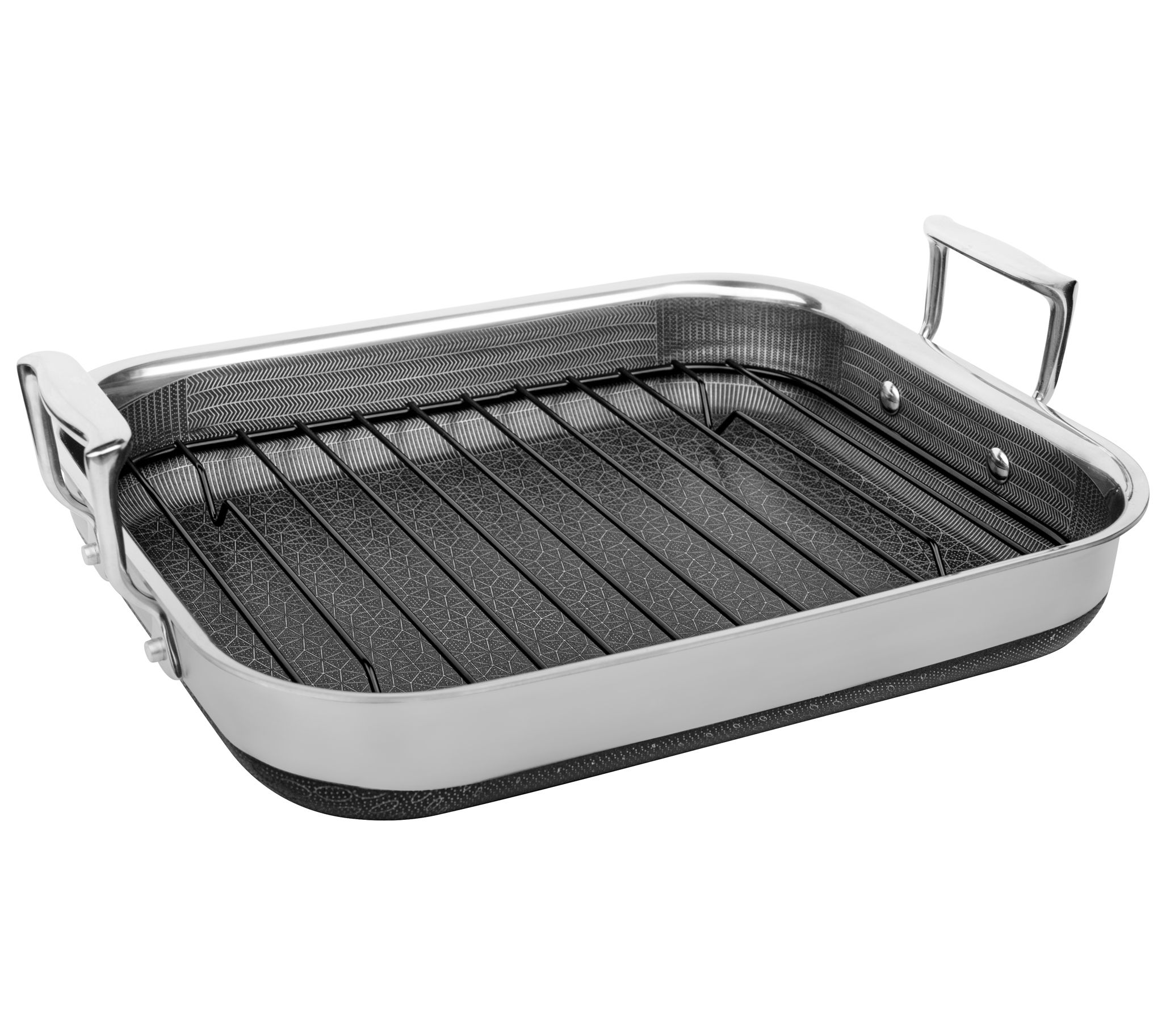 Livwell DiamondClad Hybrid Nonstick Roasting Pan with Rack