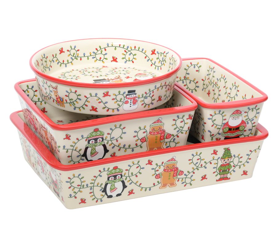 Temp-tations Seasonal 5-Piece Nestable Bakeware Set