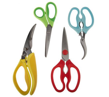 Prepology 4-piece Kitchen & Household Scissors & Shears Set 