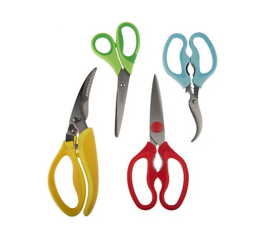 Prepology 4-piece Kitchen & Household Scissors & Shears Set 