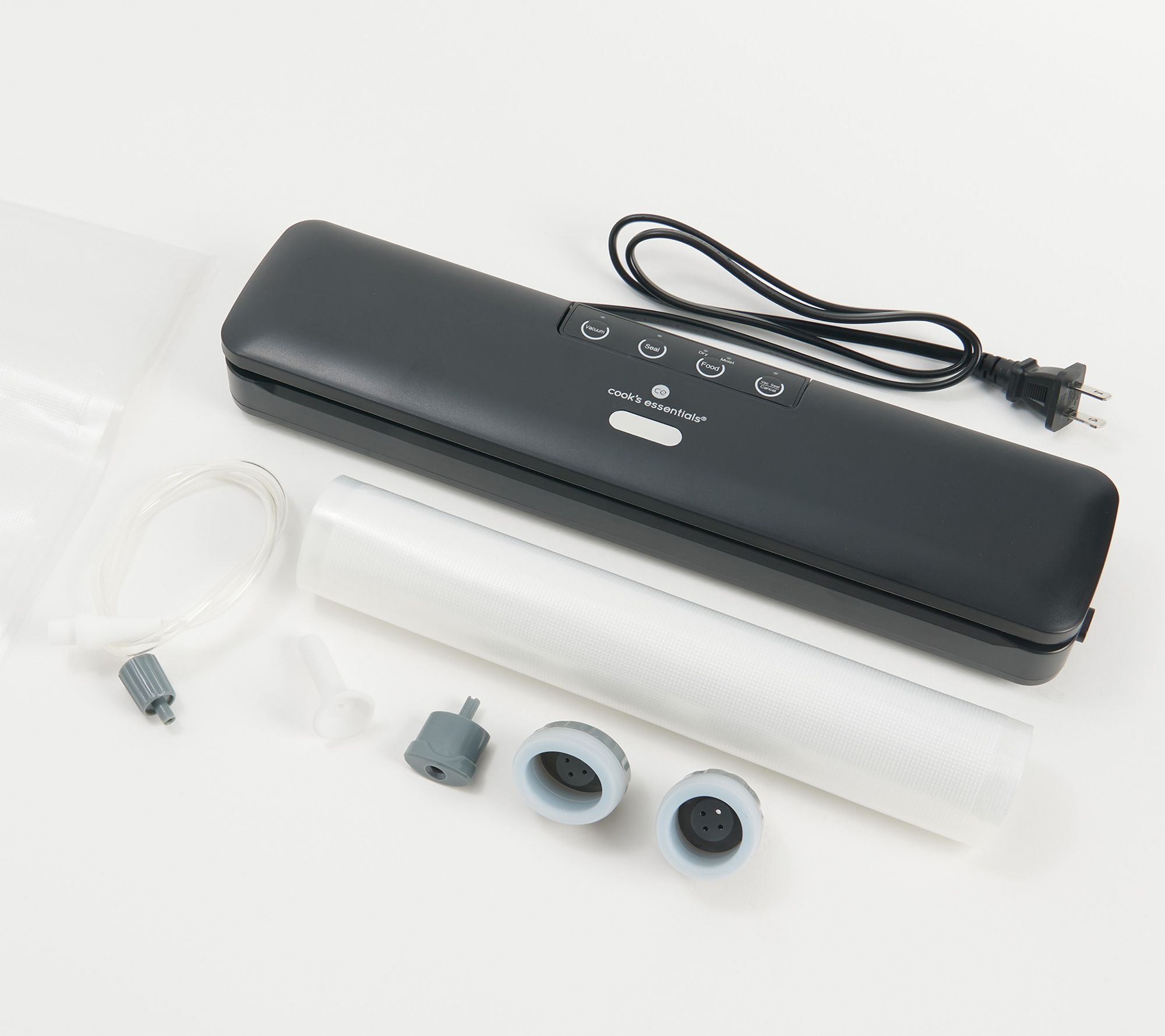 "As Is" Cook's Essentials Compact Vacuum Sealer with Sealing Bags