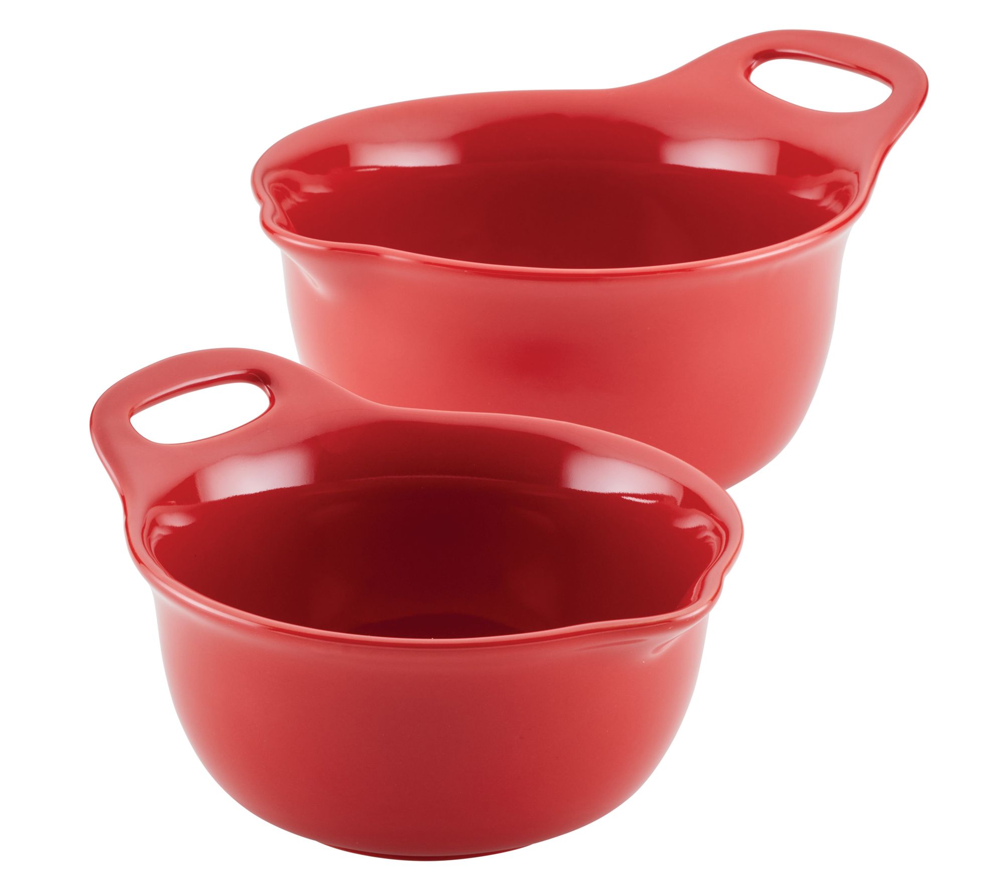 Rachael Ray Ceramic Mixing Bowl 2-Piece Set