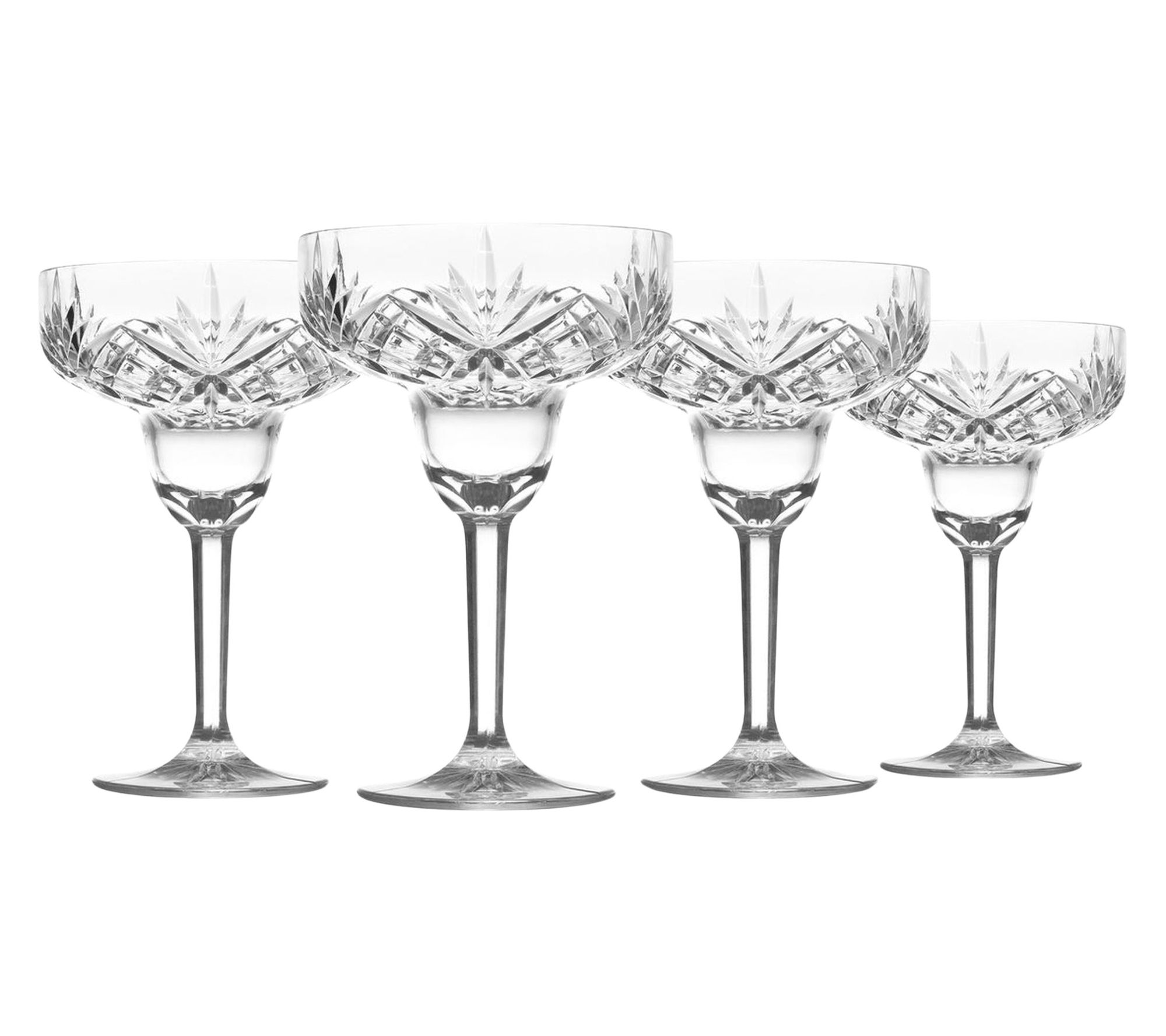 Godinger Set of 4 Dublin Acrylic Margarita Glasses