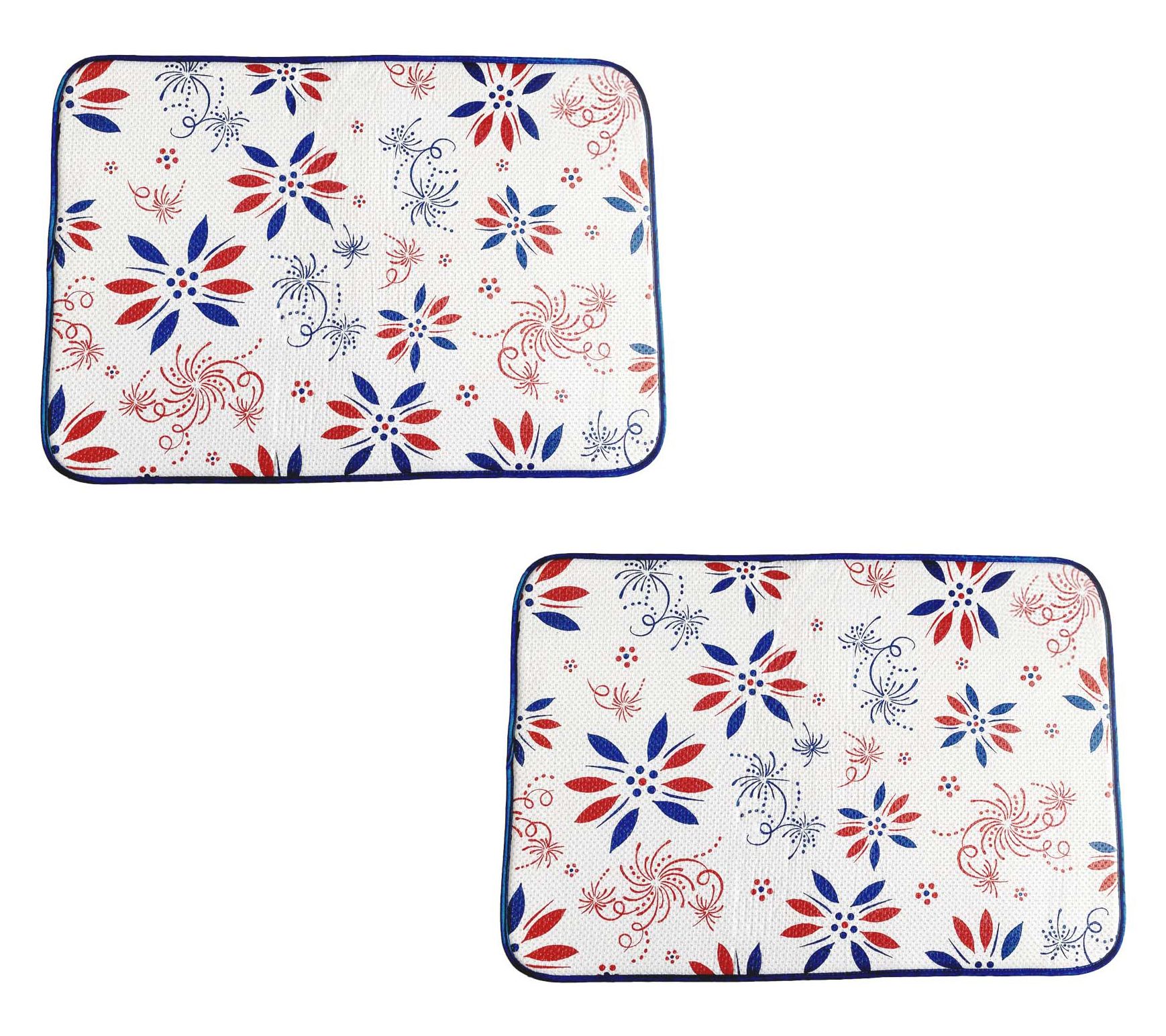 "As Is" Temp-tations Seasonal Set of 2 26" x 18" XL Drying Mats