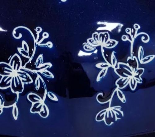 FloralLace Blue